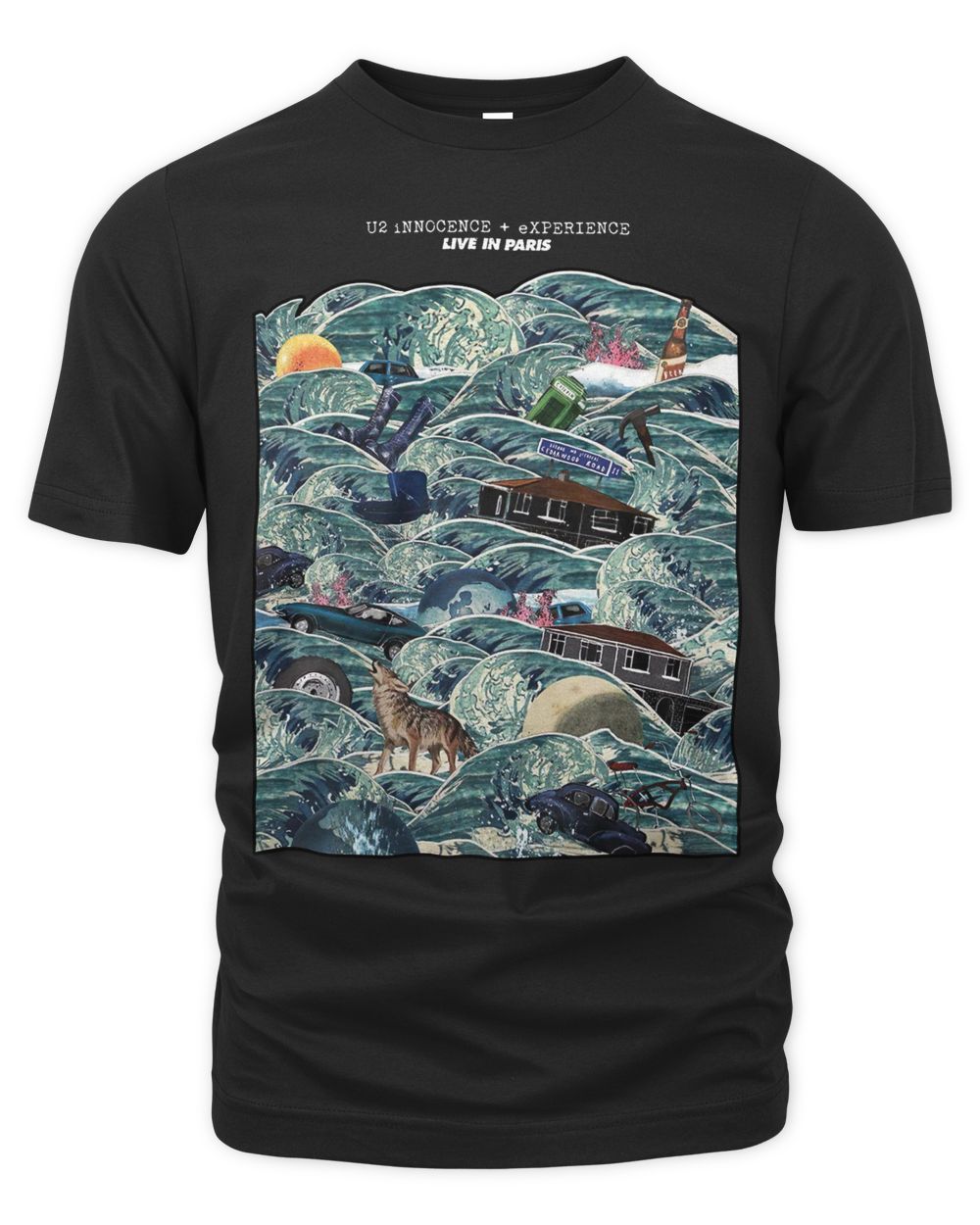 U2 Merchandise IE Waves Shirt