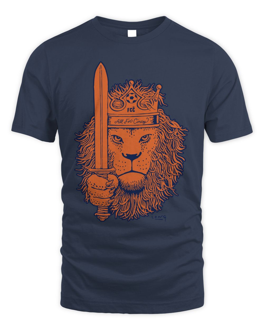 Cincy Shirts Loren Long Fc Cincinnati Lion Shirt