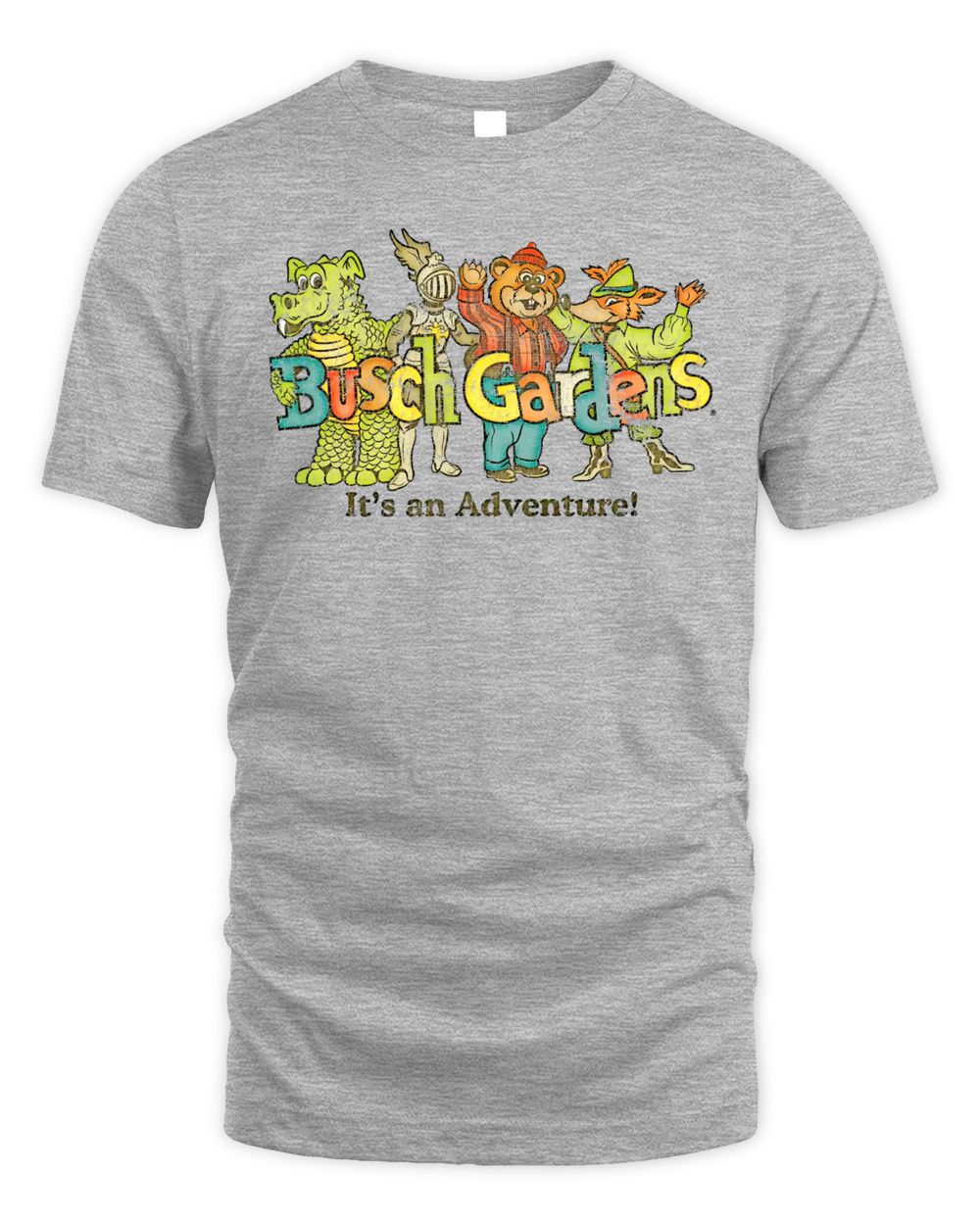 Sea World Parks Clothing Busch Gardens Retro Adventure Shirt