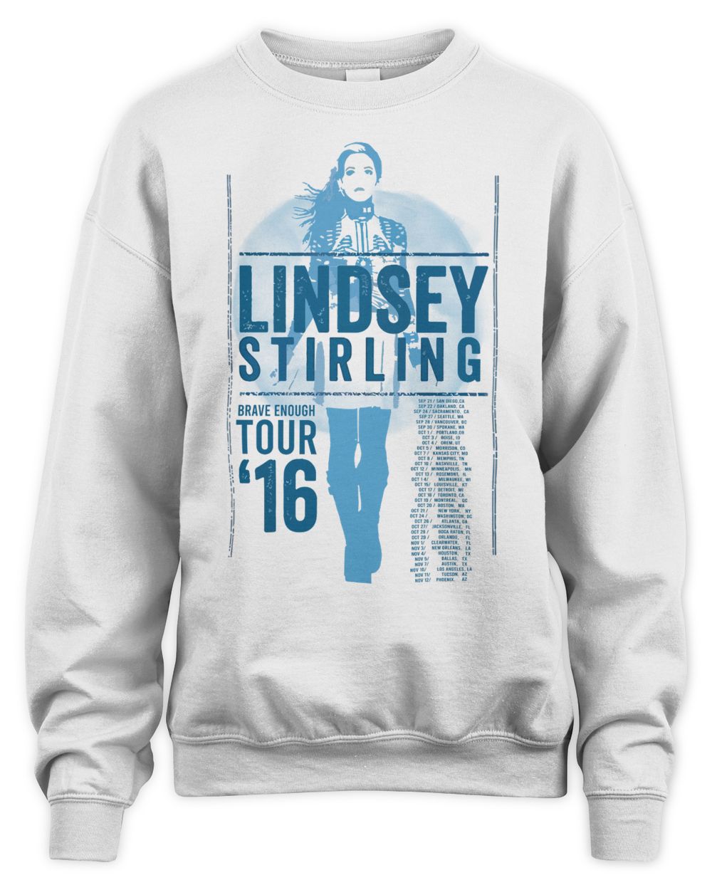 Lindsey Stirling Merch Rave Enough 2016 Tour Shirt