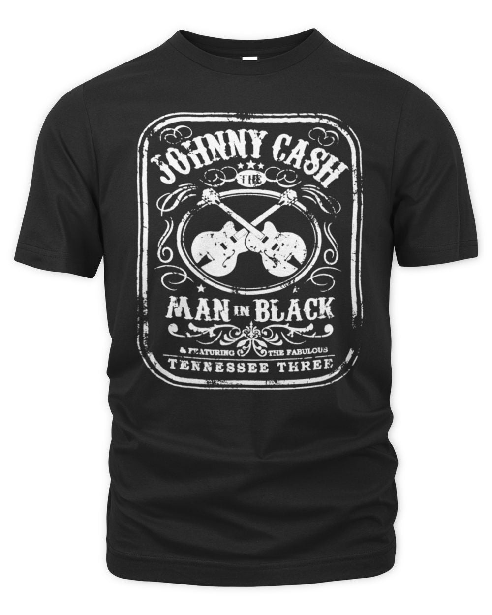 Retro The Man In Black Johnny Cash Love Outlaw Music Shirt