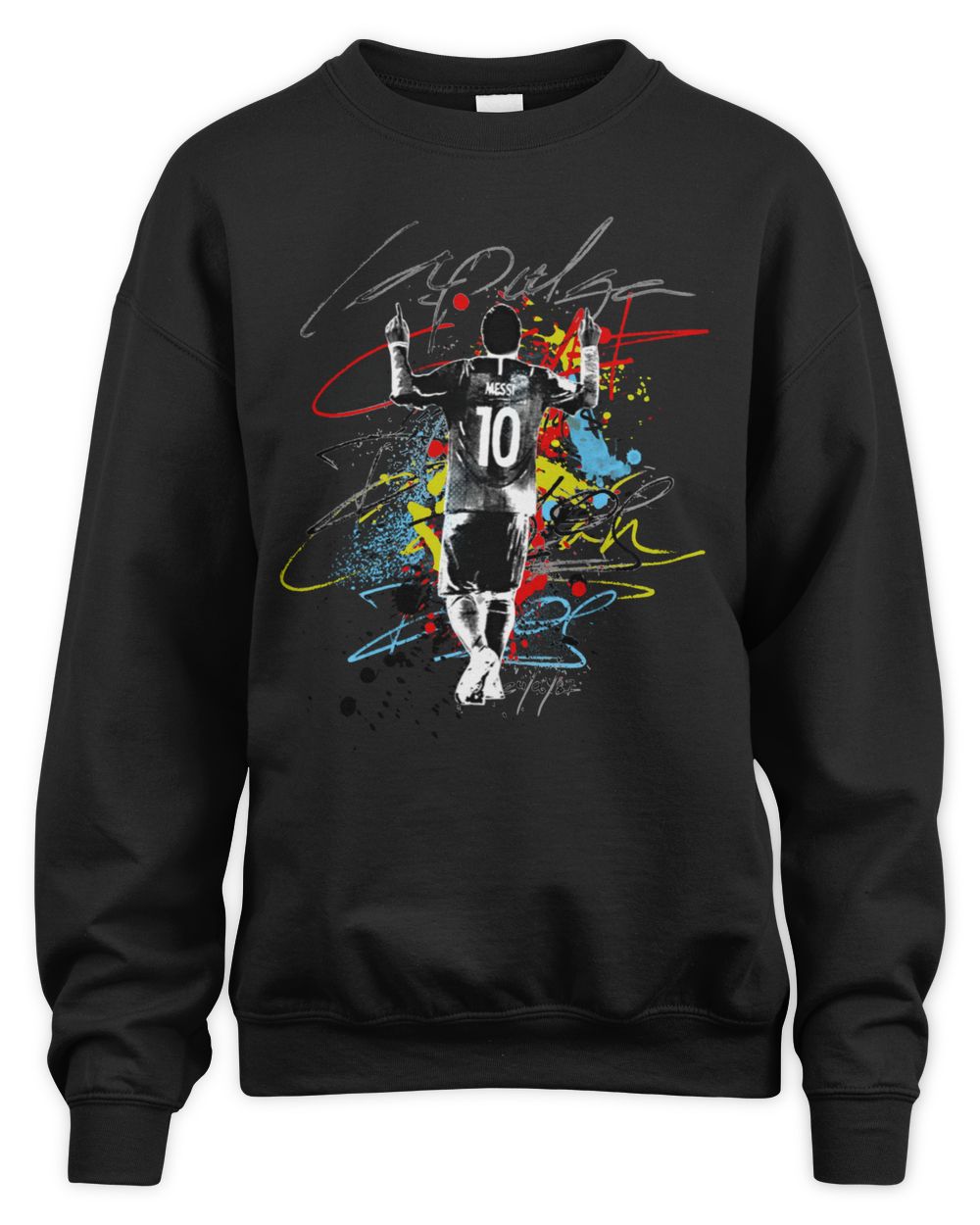 Messi Merch La Pulga Paint Splash Shirt