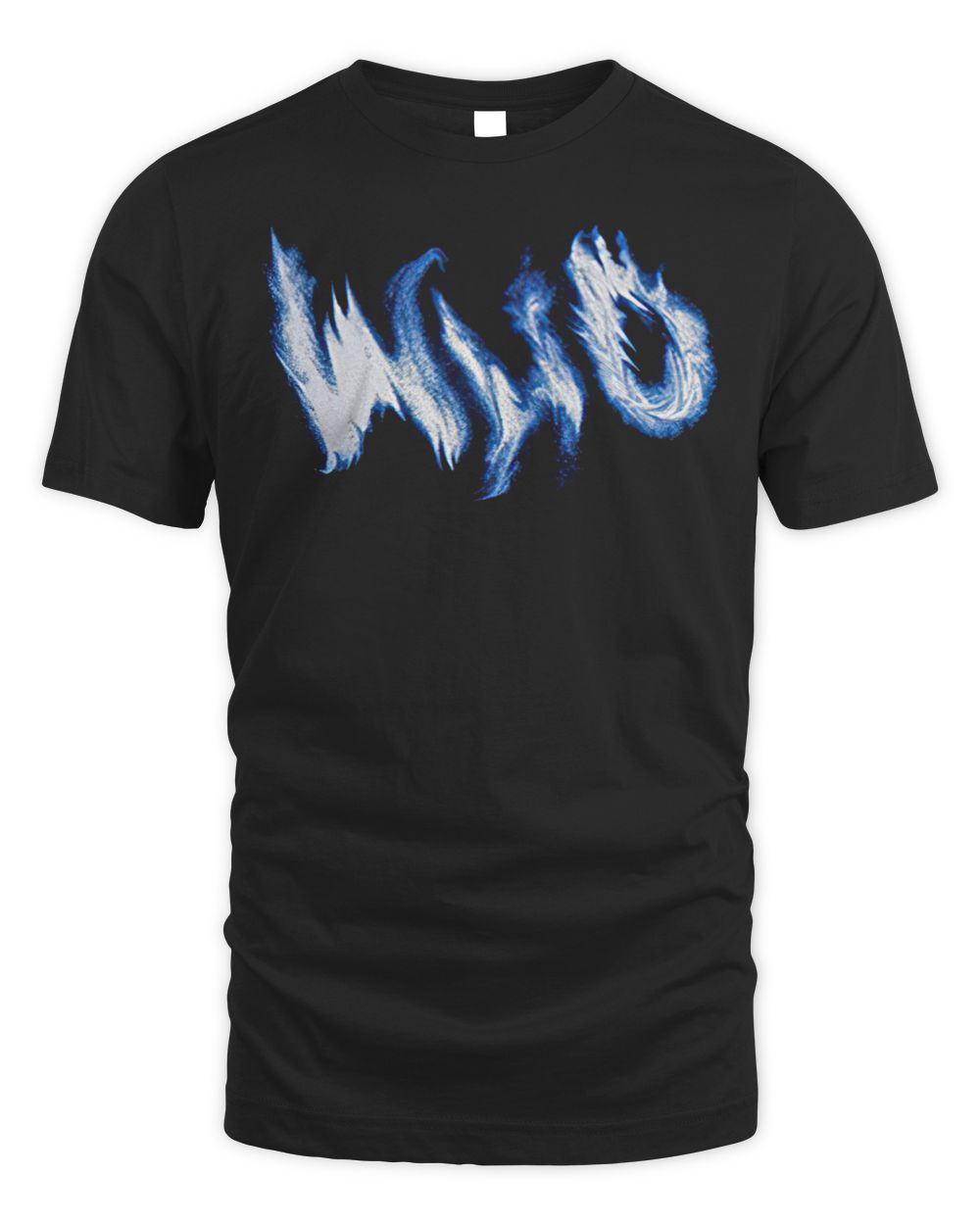 Techwear On Clothing Dark Blue Fire Flame Shirt