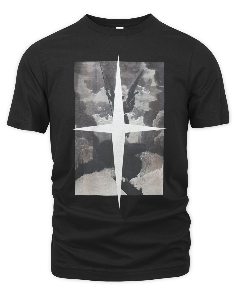 Techwear On Clothing Angel Cross Graphic Shirt