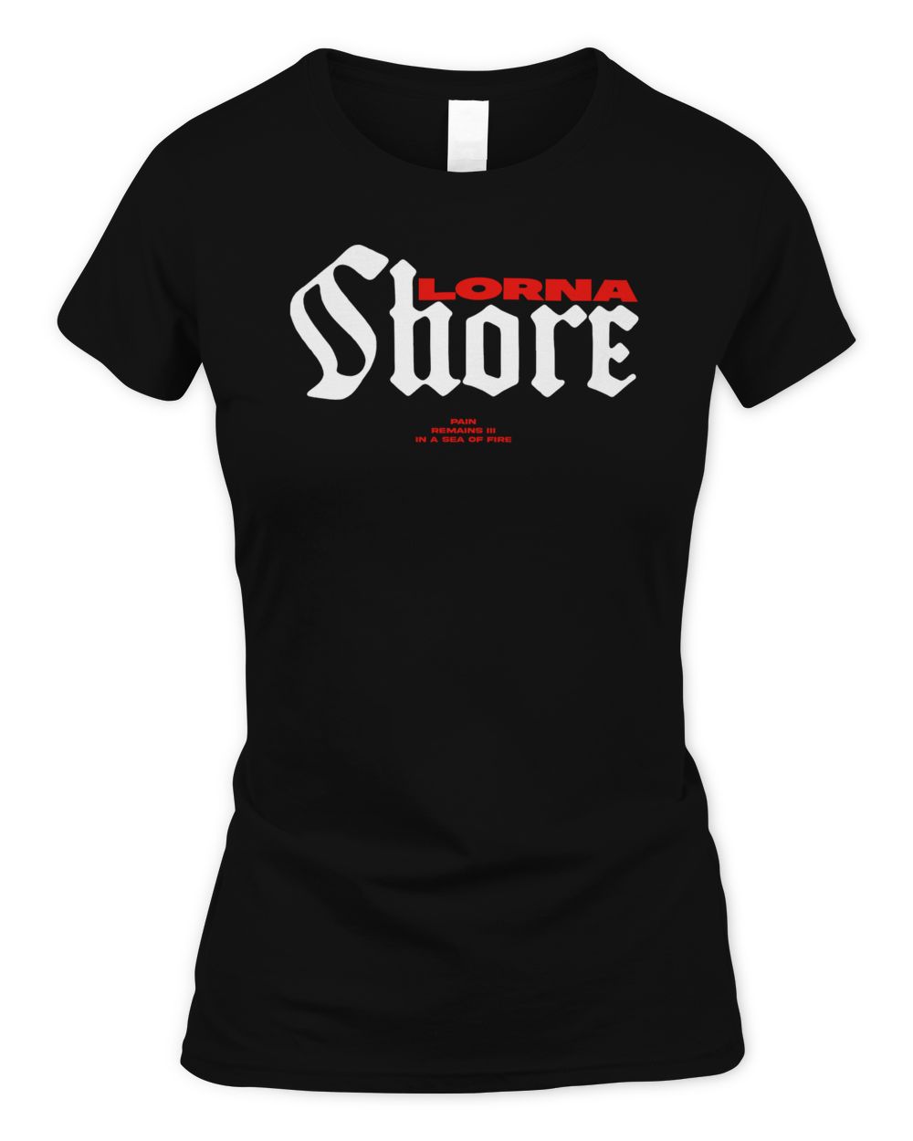 Lorna Shore Merch in a Sea of Fire Shirt