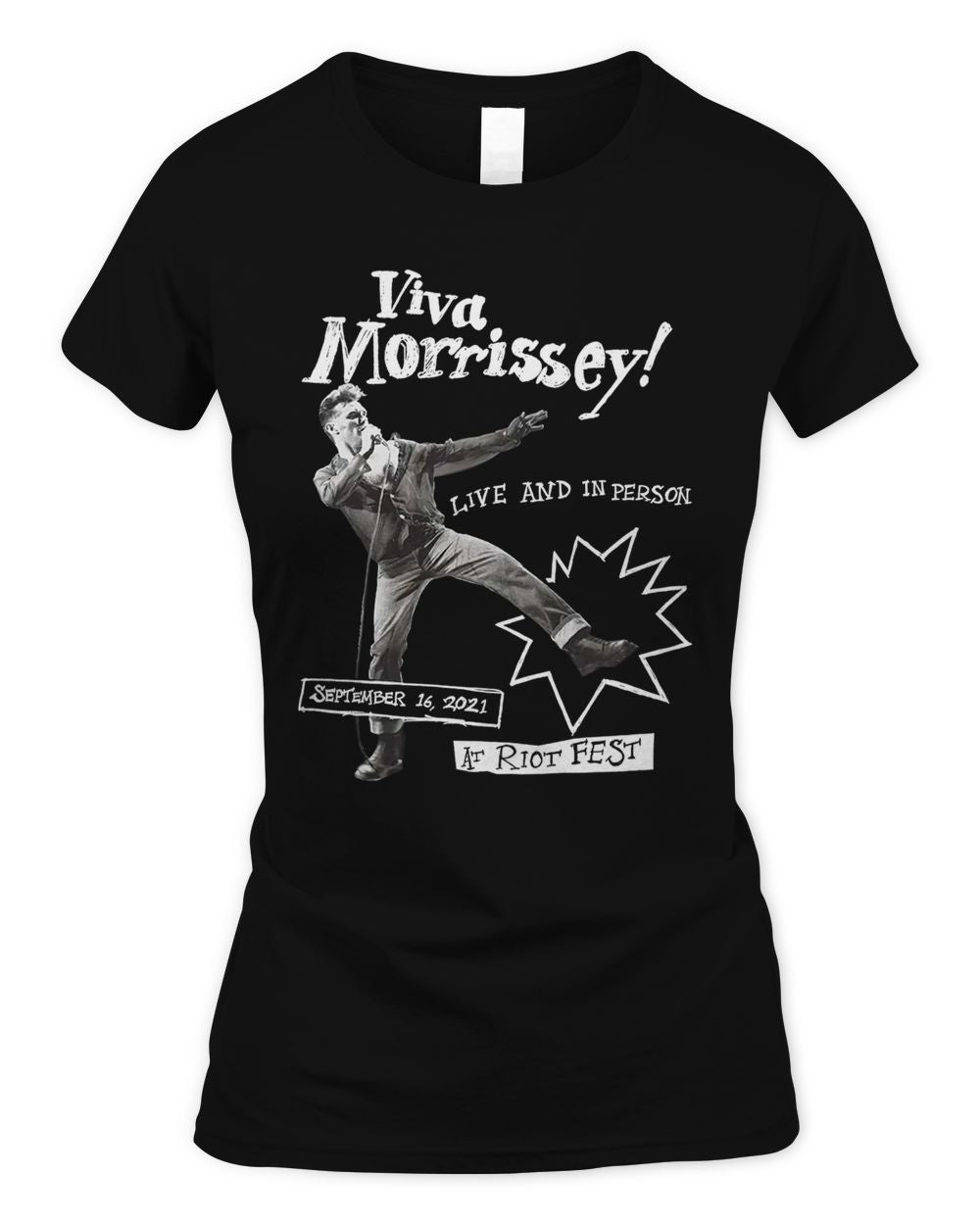 Morrissey Merch Viva Morrissey Riot Fest Shirt