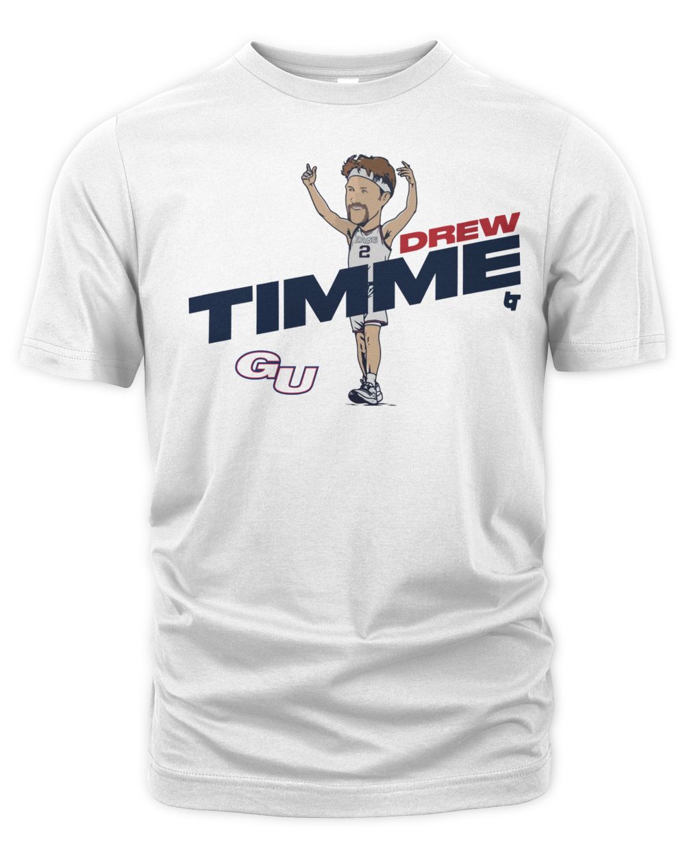 Gonzaga Basketball Drew Timme Caricature Shirt