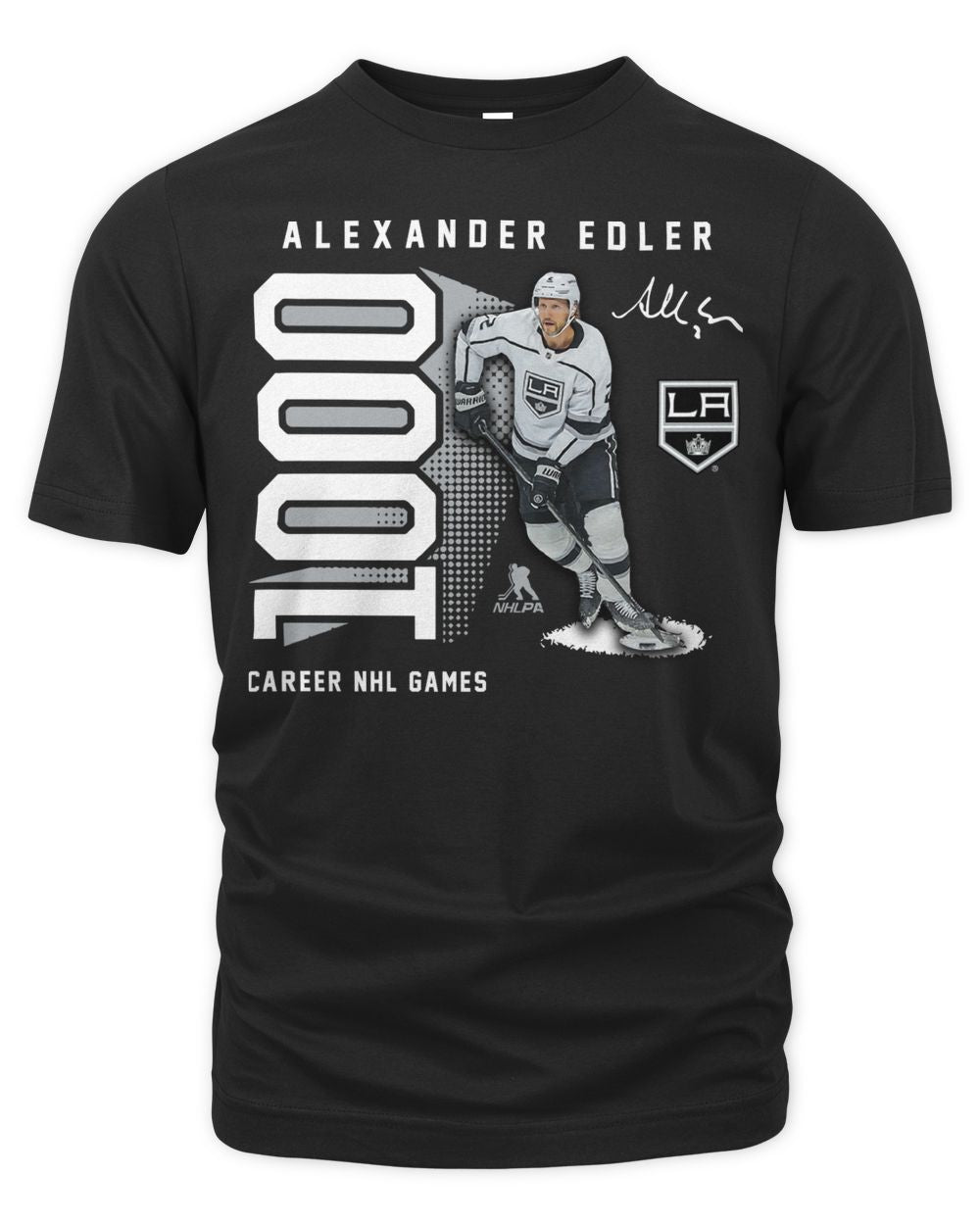 Alexander Edler Kings 1000 Career Games Shirt