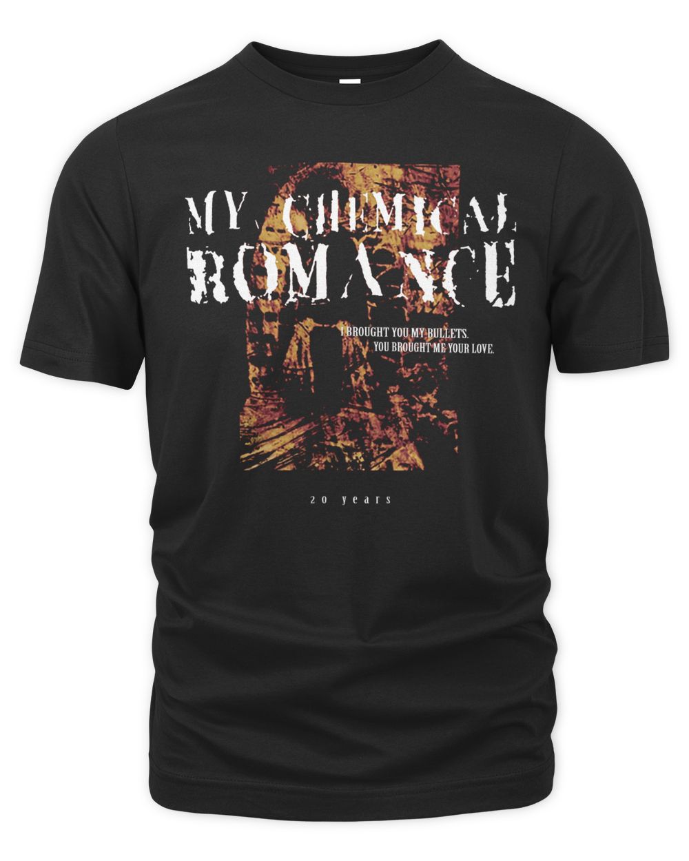 My Chemical Romance Merch Mcr Bullets 20 Years Shirt