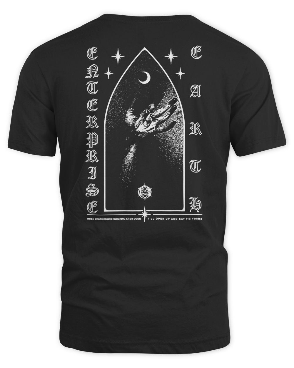Enterprise Earth Merch When Death Comes Knocking Shirt