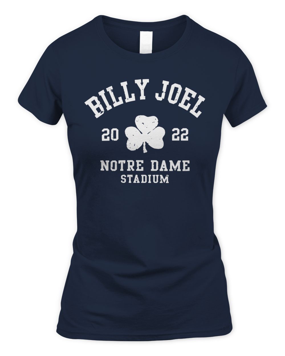 Billy Joel Merch Notre Dame Shamrock T-Shirt