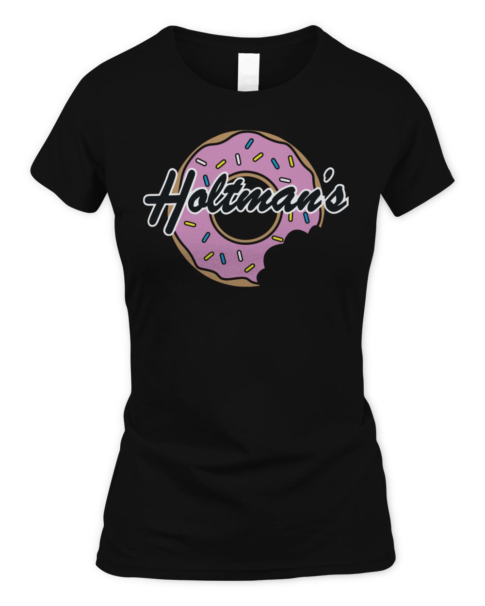 Cincy Shirts Holtman's Modern Donut Sign Shirt