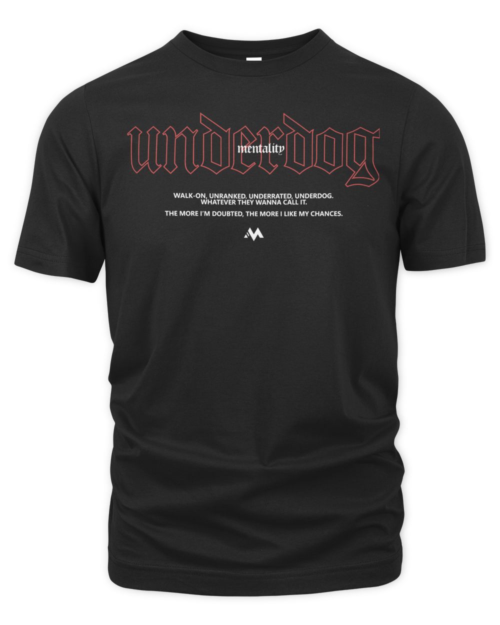 Mentality Clothing Underdog Gothic Shirt
