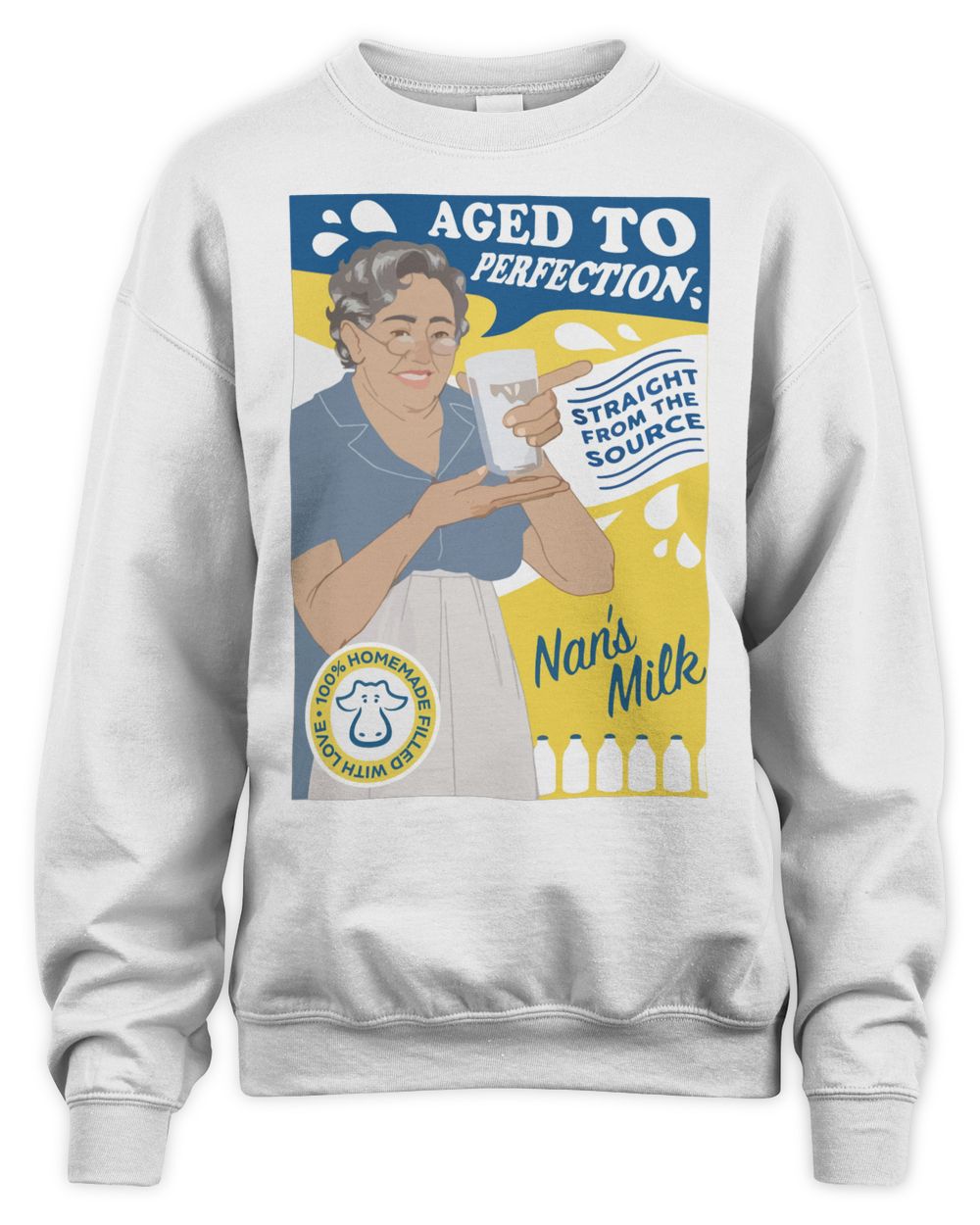 Hat Films Merch Nan's Milk Shirt