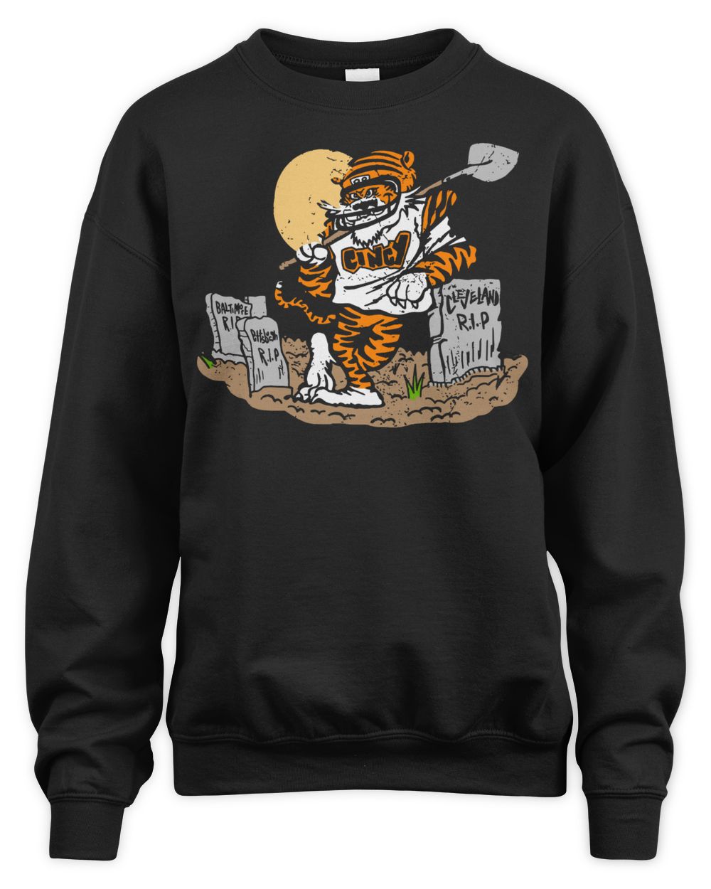 Cincy Shirts Bengal Graveyard Shirt