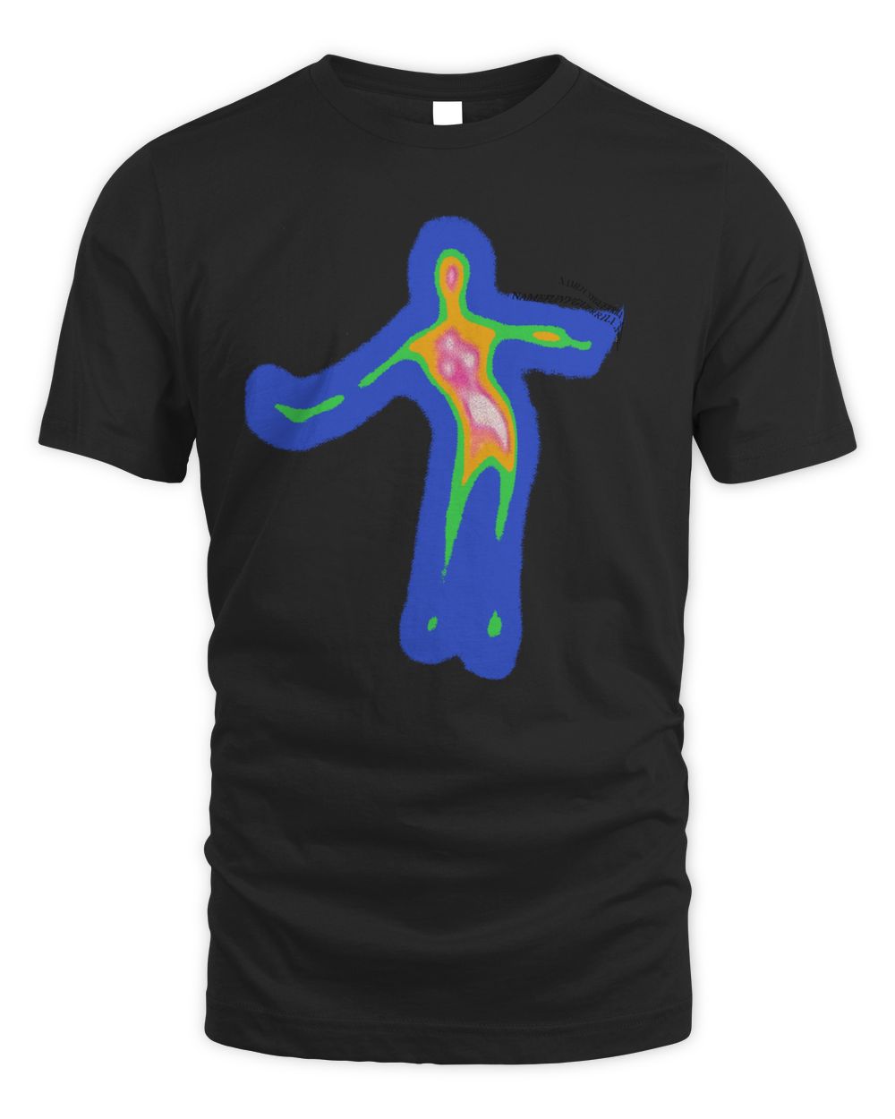 Techwear On Clothing Distorted Portrait Graphic Shirt