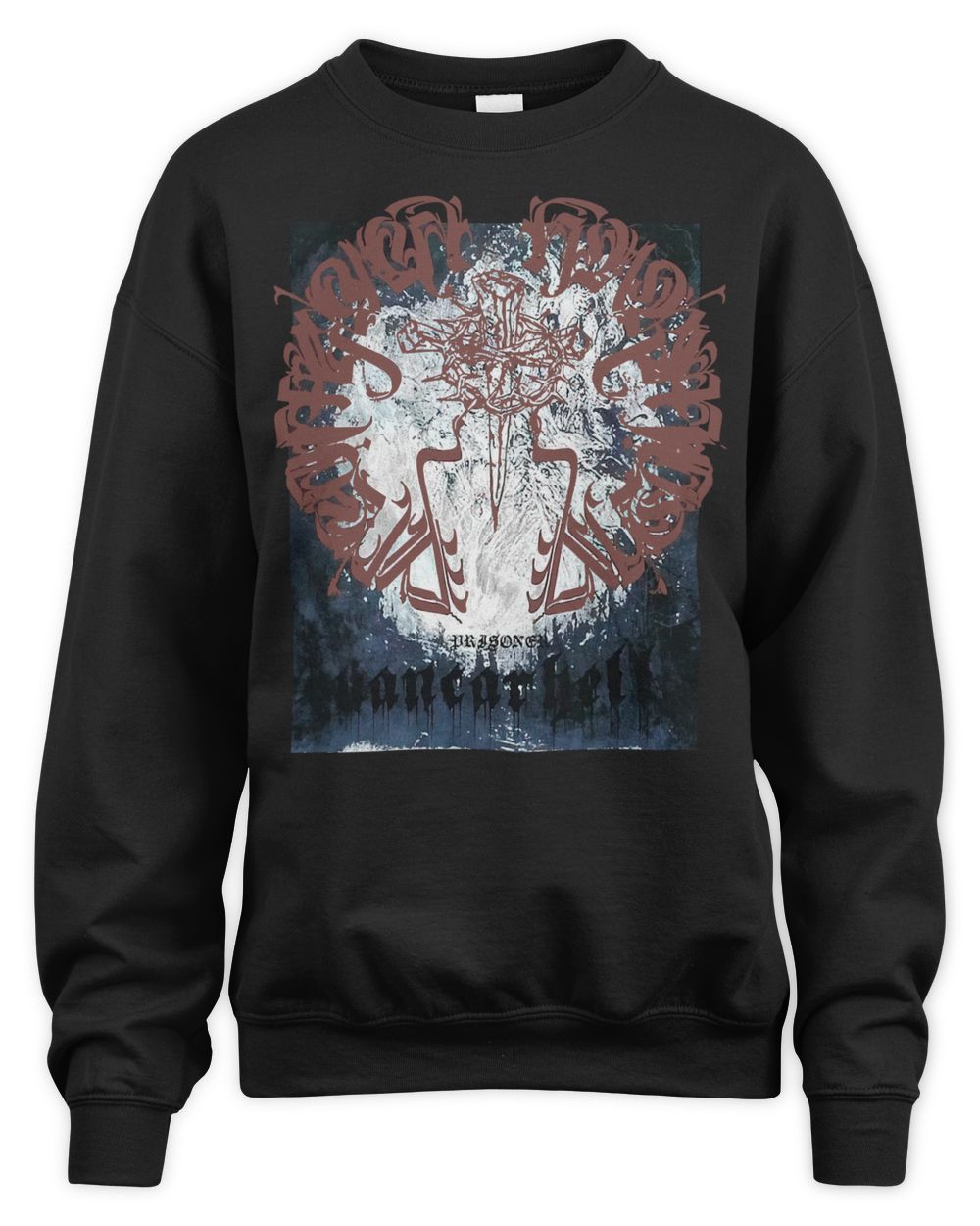 Techwear On Clothing Dark Graffiti Shirt