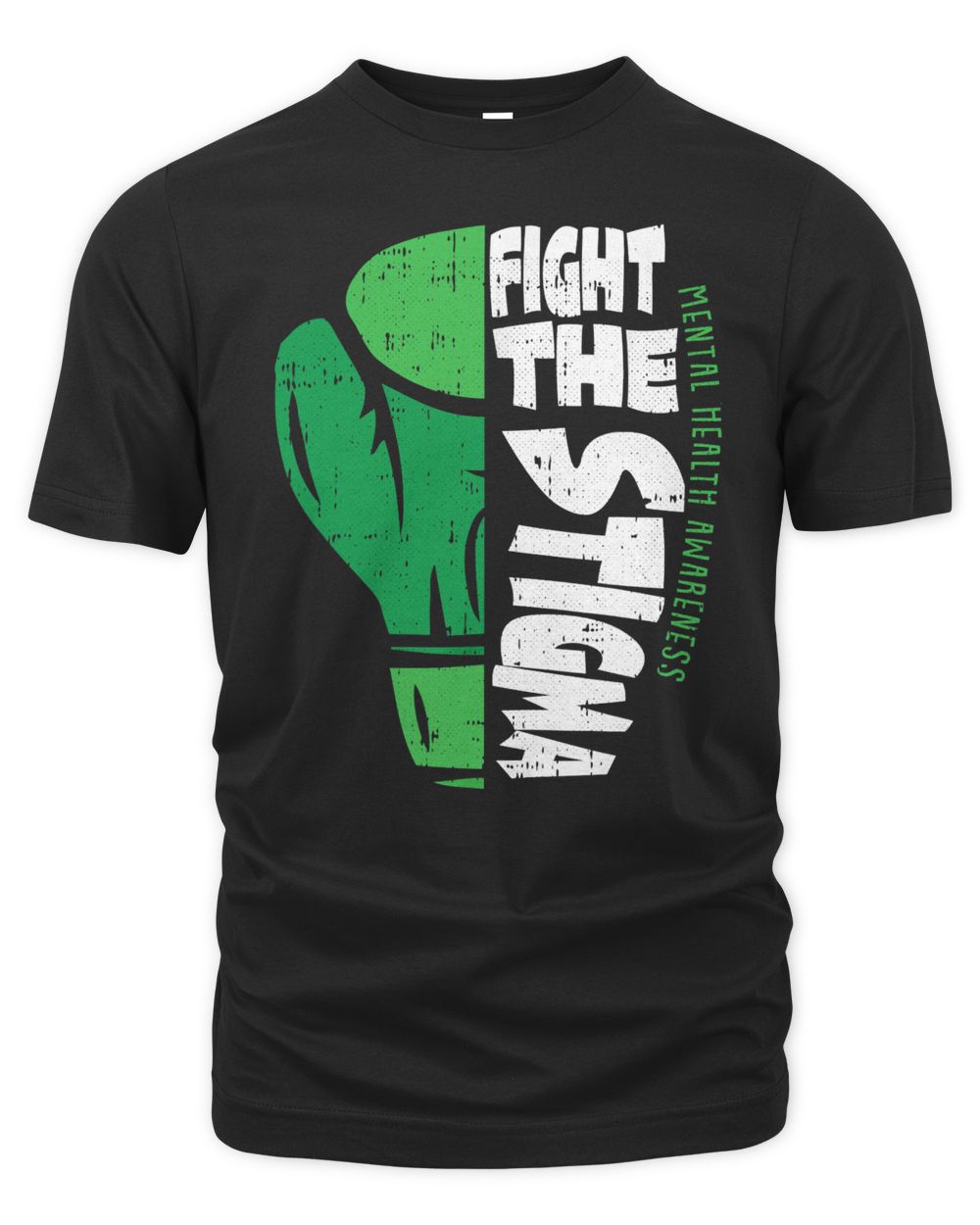 Fight The Stigma Mental Health Awareness Green Ribbon Shirt