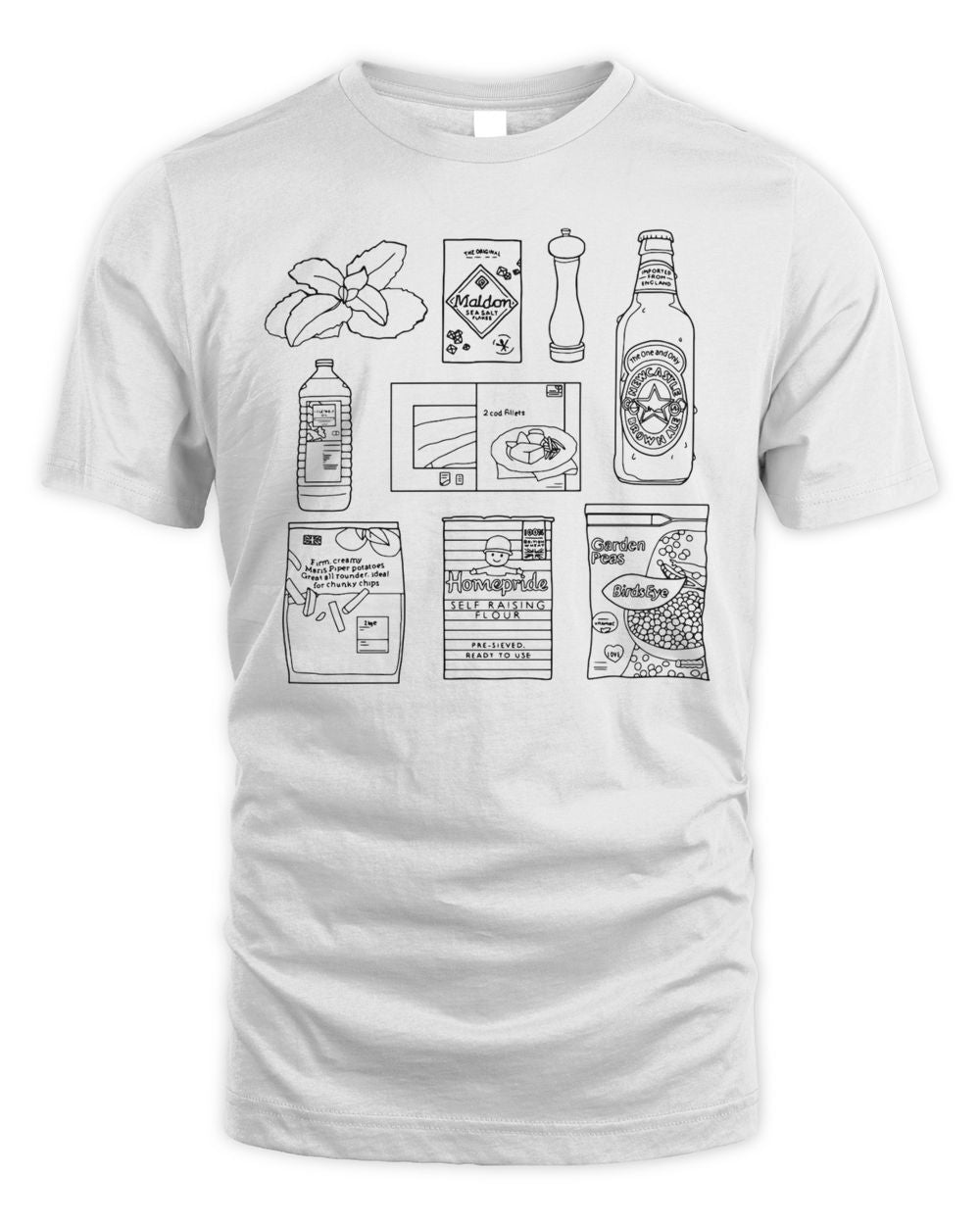 Quite Nice Clothing Fish And Chips Shirt