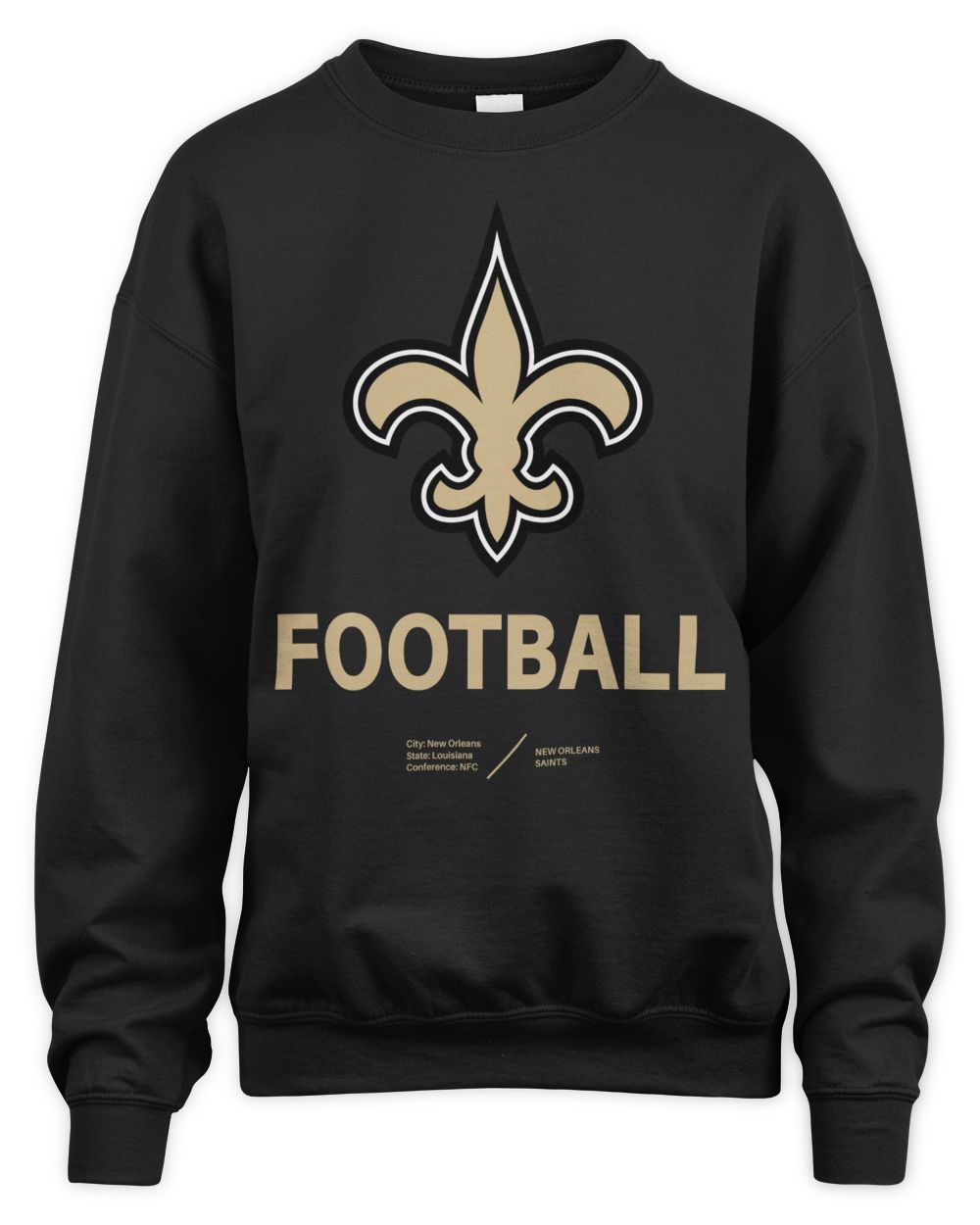 Saints Merch the Saints Sideline Infograph Performance Shirt