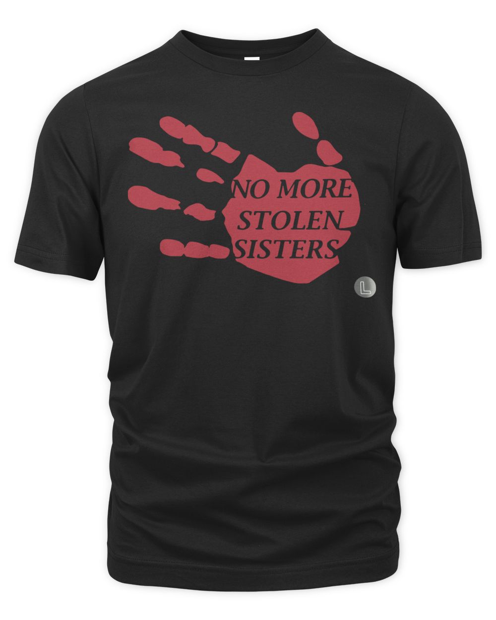 Wolfpack Apparel Handprint No More Stolen Sisters Shirt