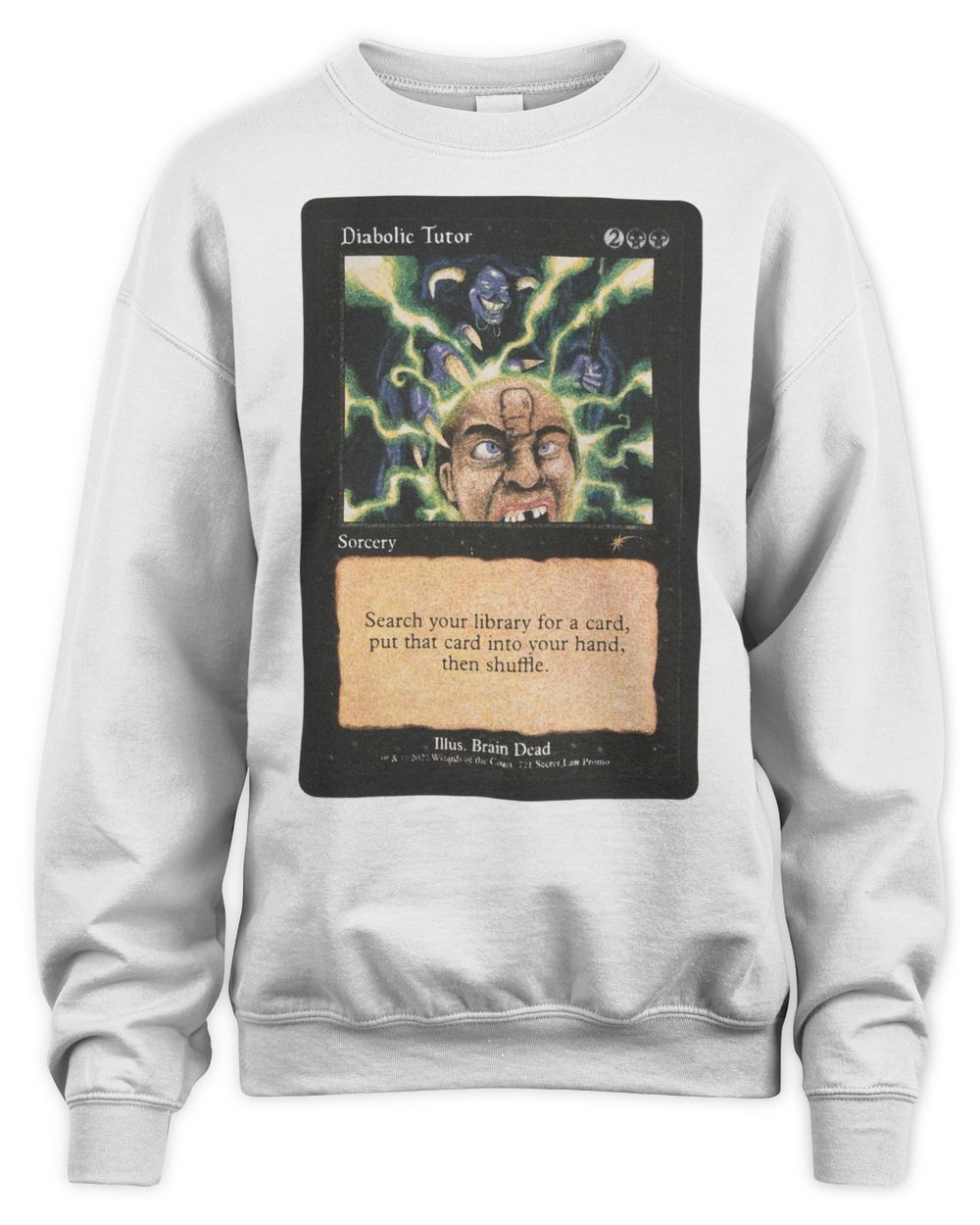 Brain Dead Clothing Brain Dead X Magic the Gathering Diabolic Tutor Shirt