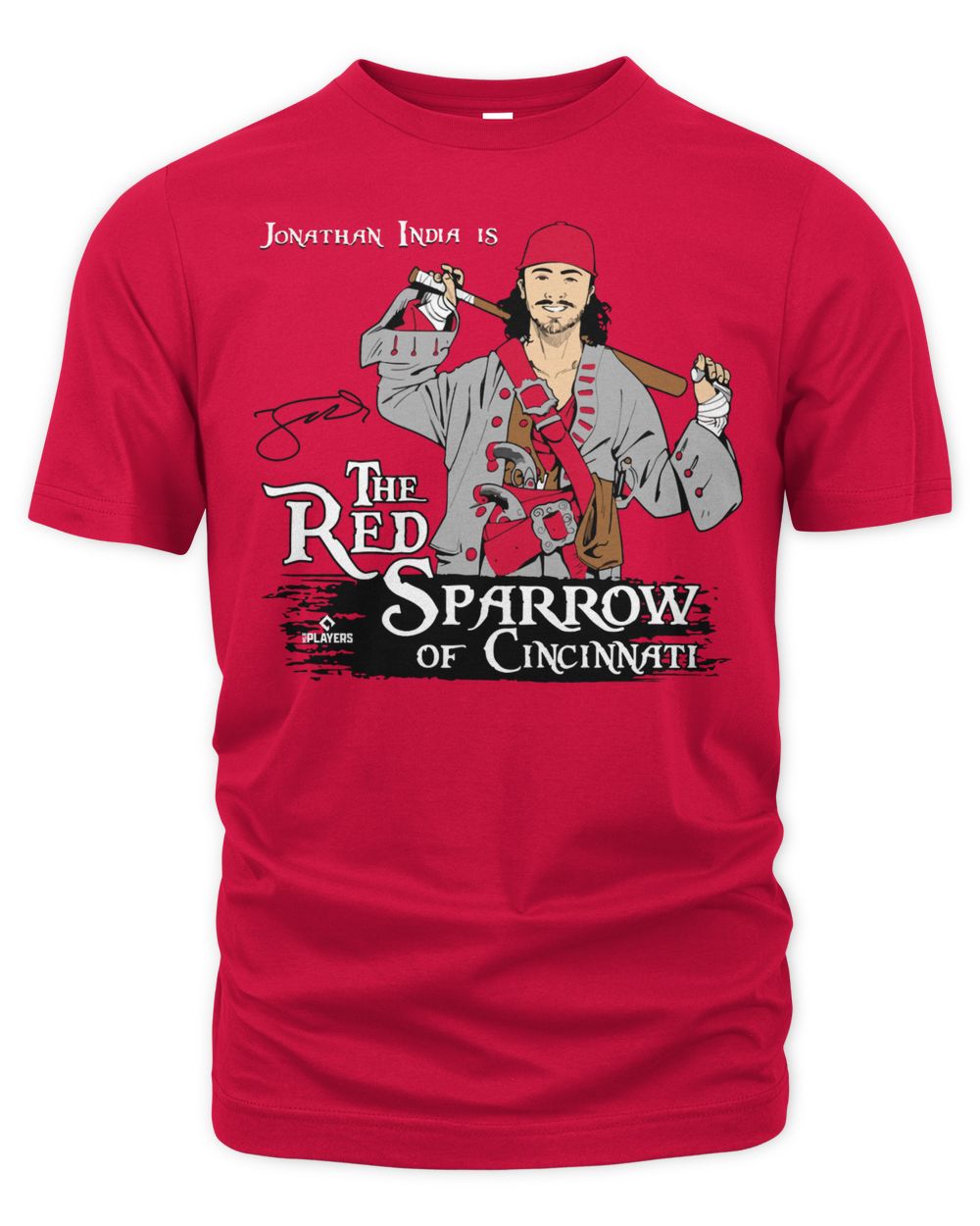 Cincy Shirts Jonathan India the Red Sparrow Shirt