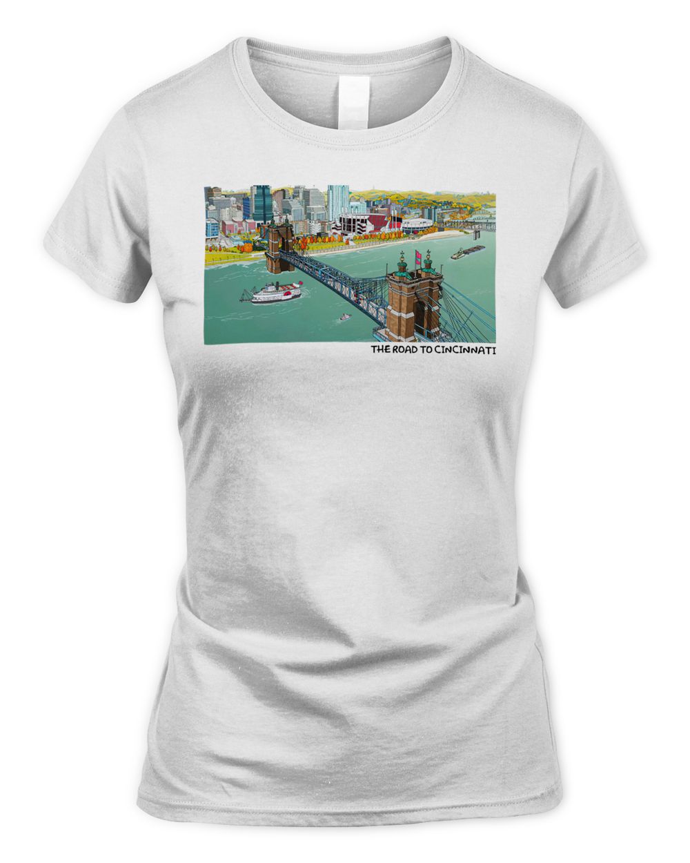 Cincy Shirts Simpsonati - the Road to Cincinnati Shirt