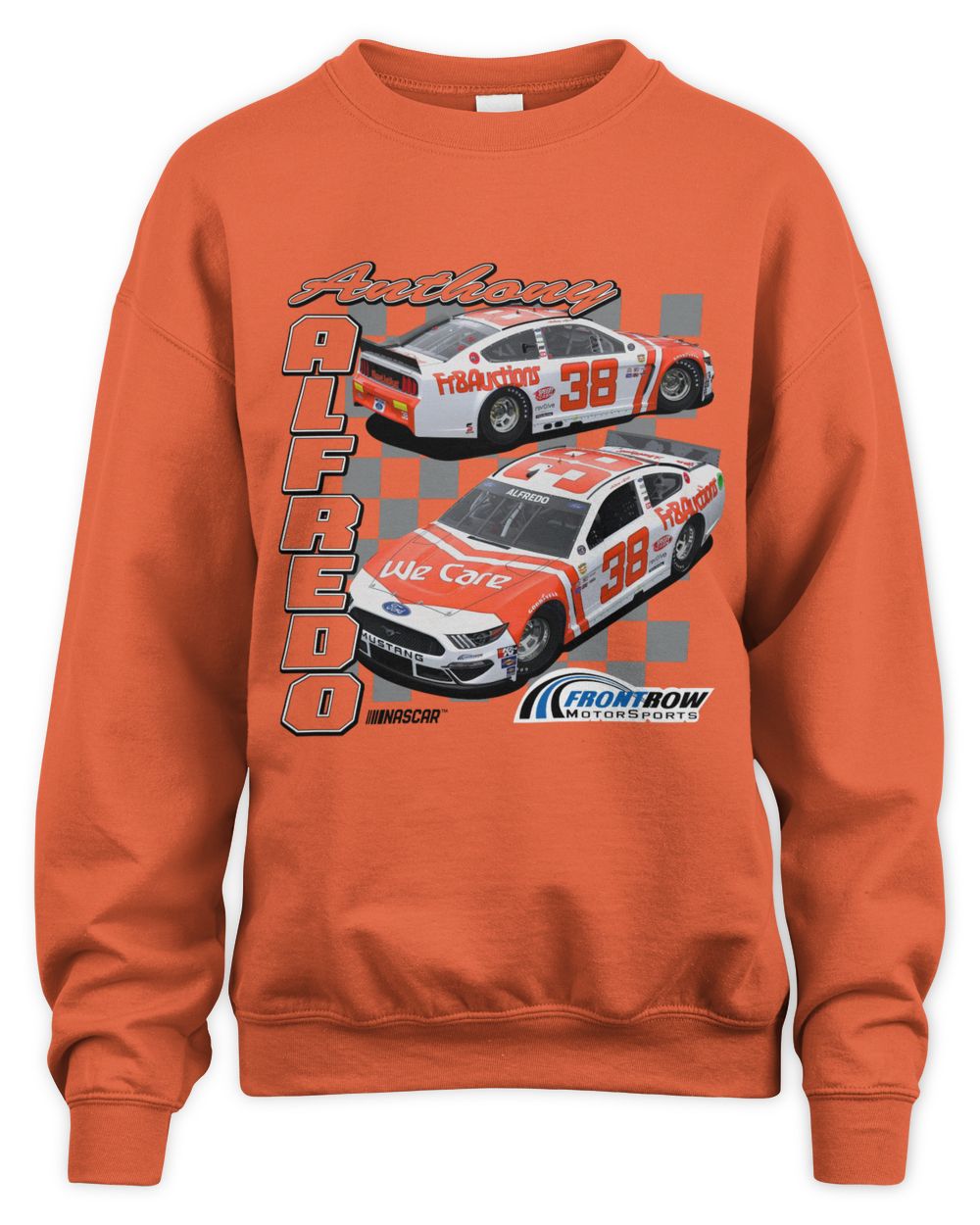 Anthony Alfredo Checkered Flag FR8 Throwback 1-Spot Graphic Shirt