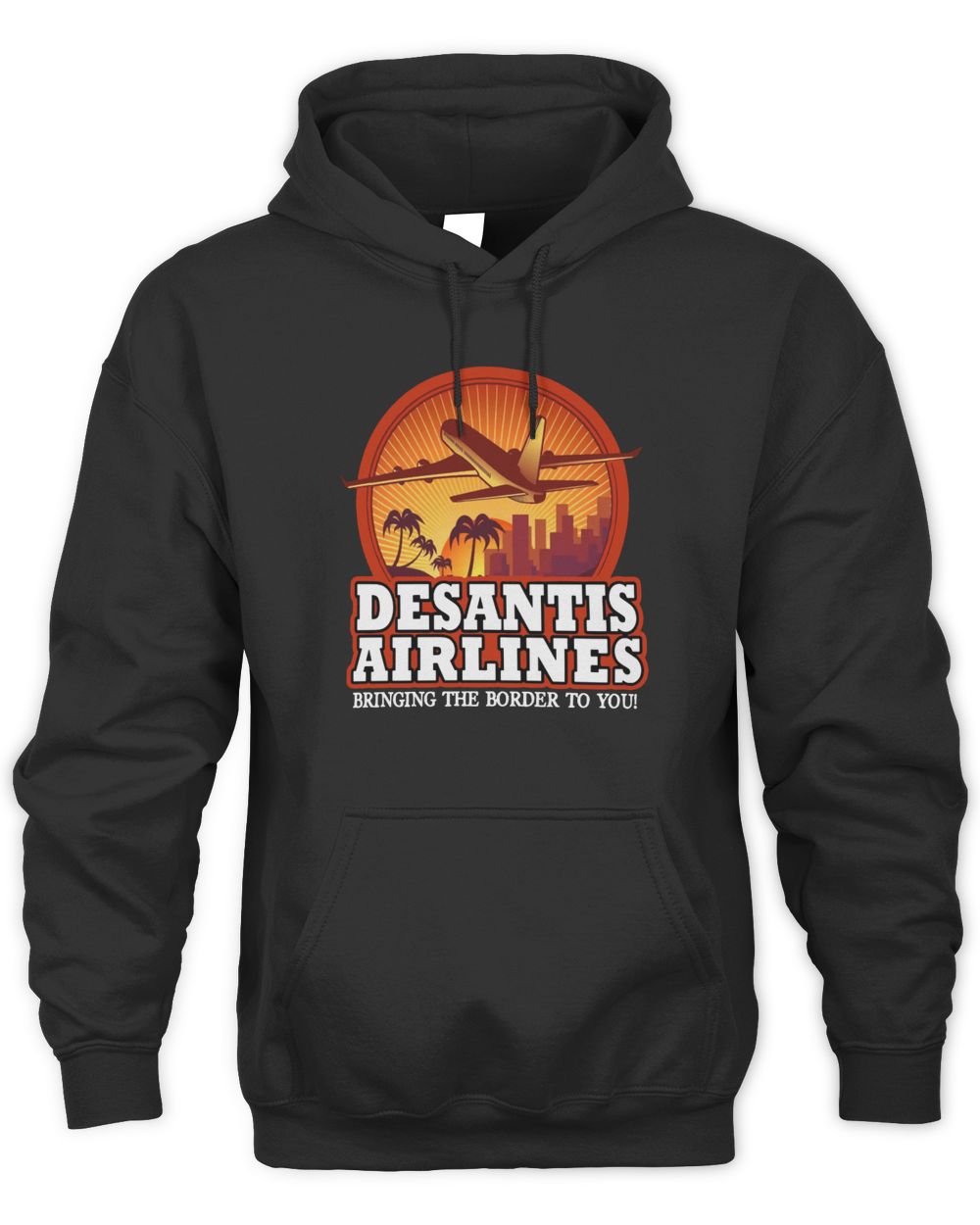 Screaming Freedom Apparel Desantis Airlines Bringing the Border to You Shirt