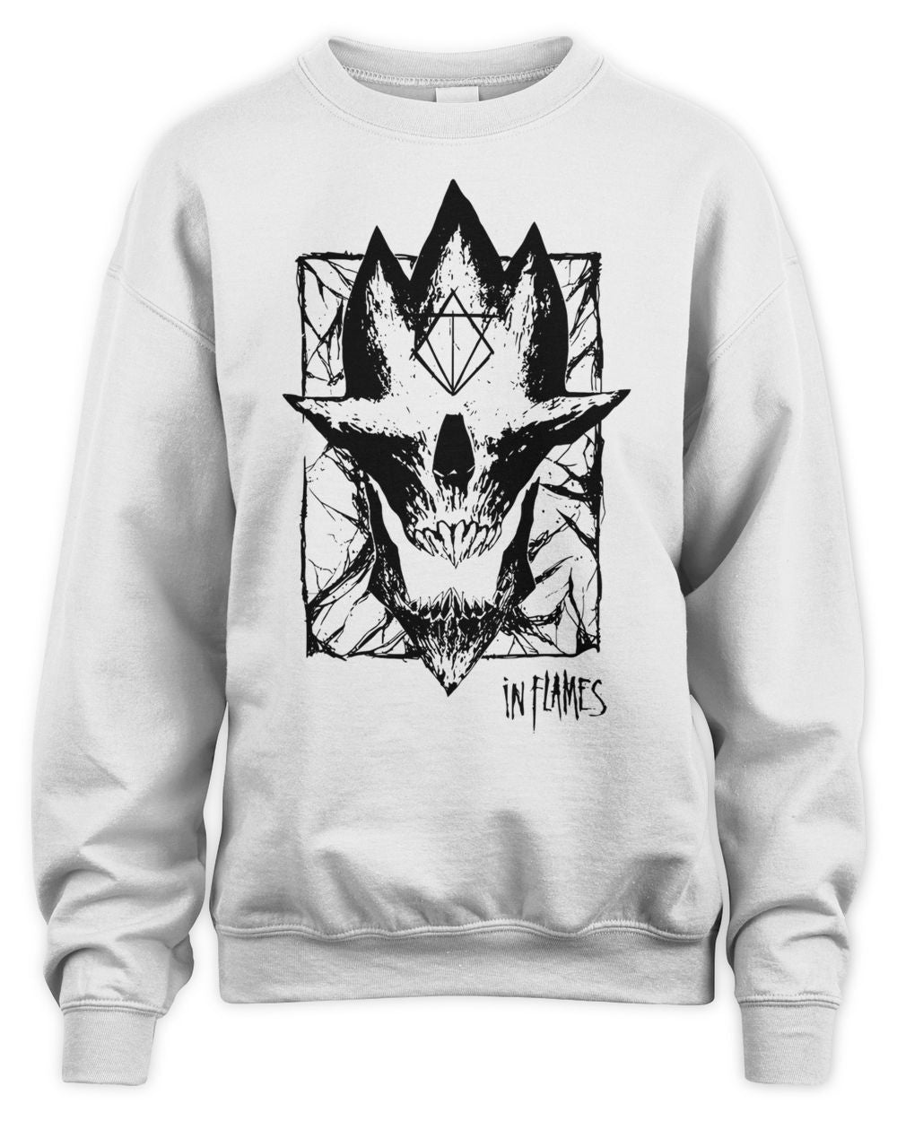 In Flames Merch Jester Skull Shirt