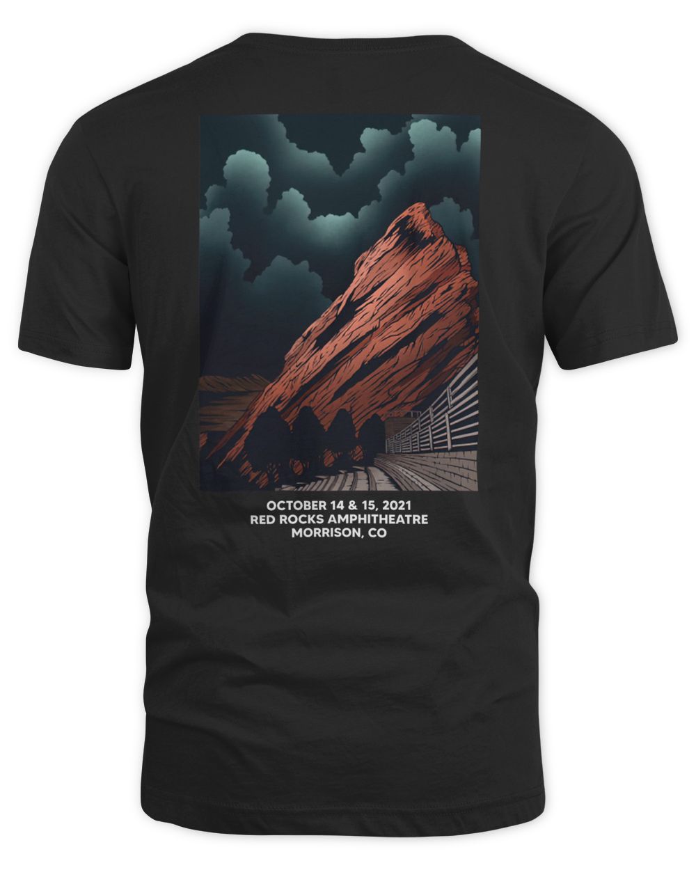 Lane 8 Merch Red Rocks Shirt