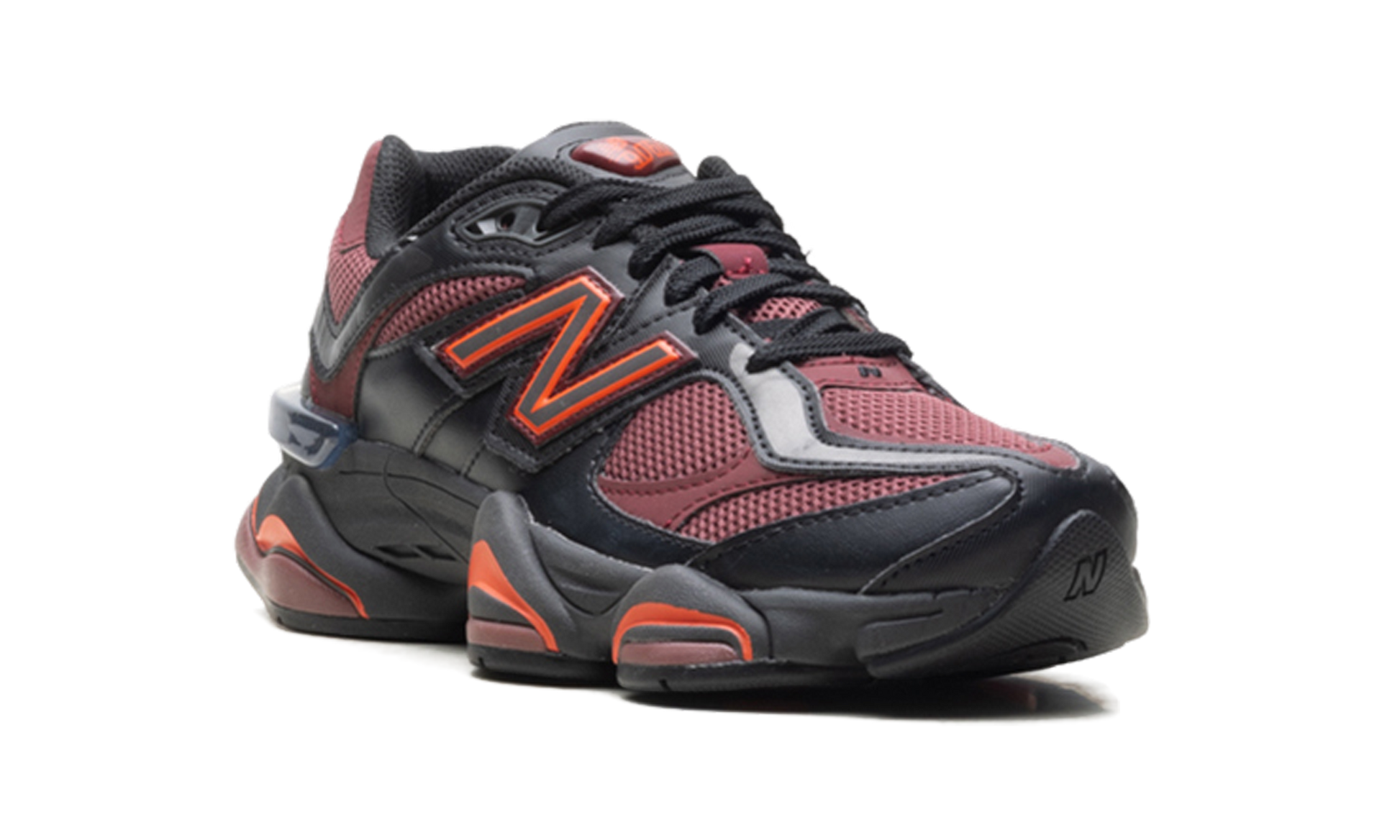 9060 "Black / washed burgundy" U9060BLA