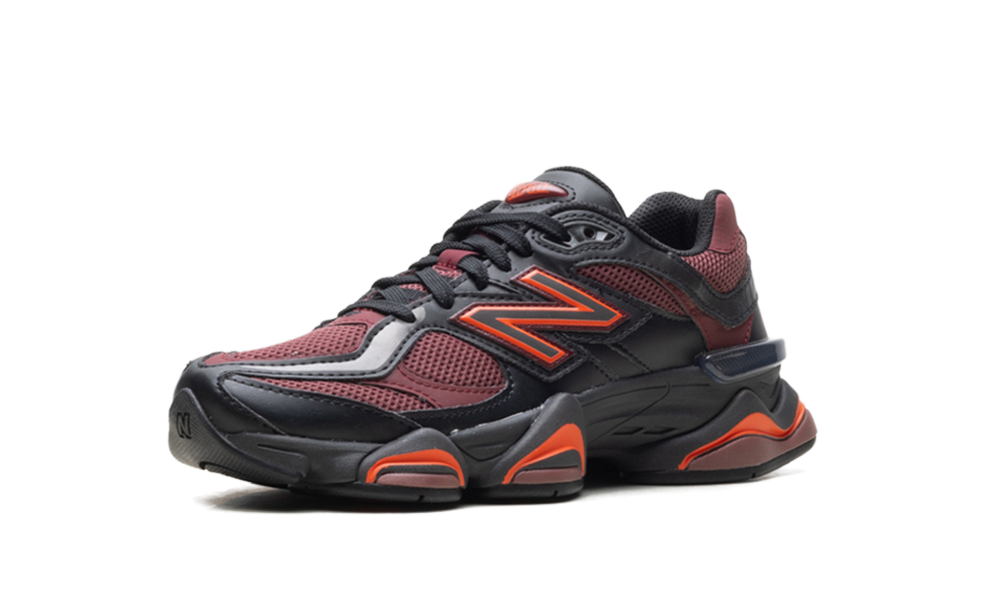 9060 "Black / washed burgundy" U9060BLA