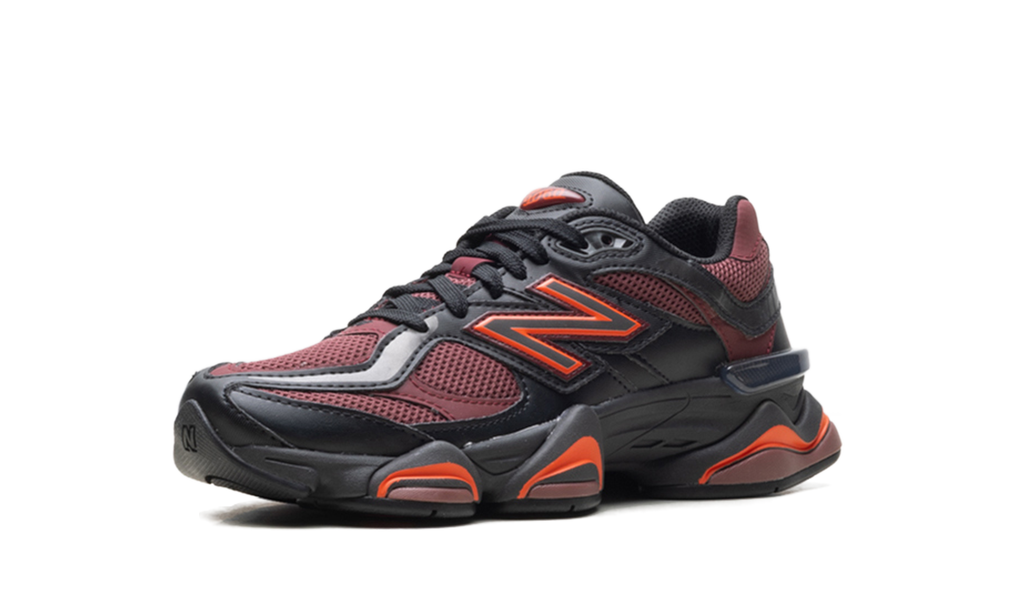 9060 "Black / washed burgundy" U9060BLA