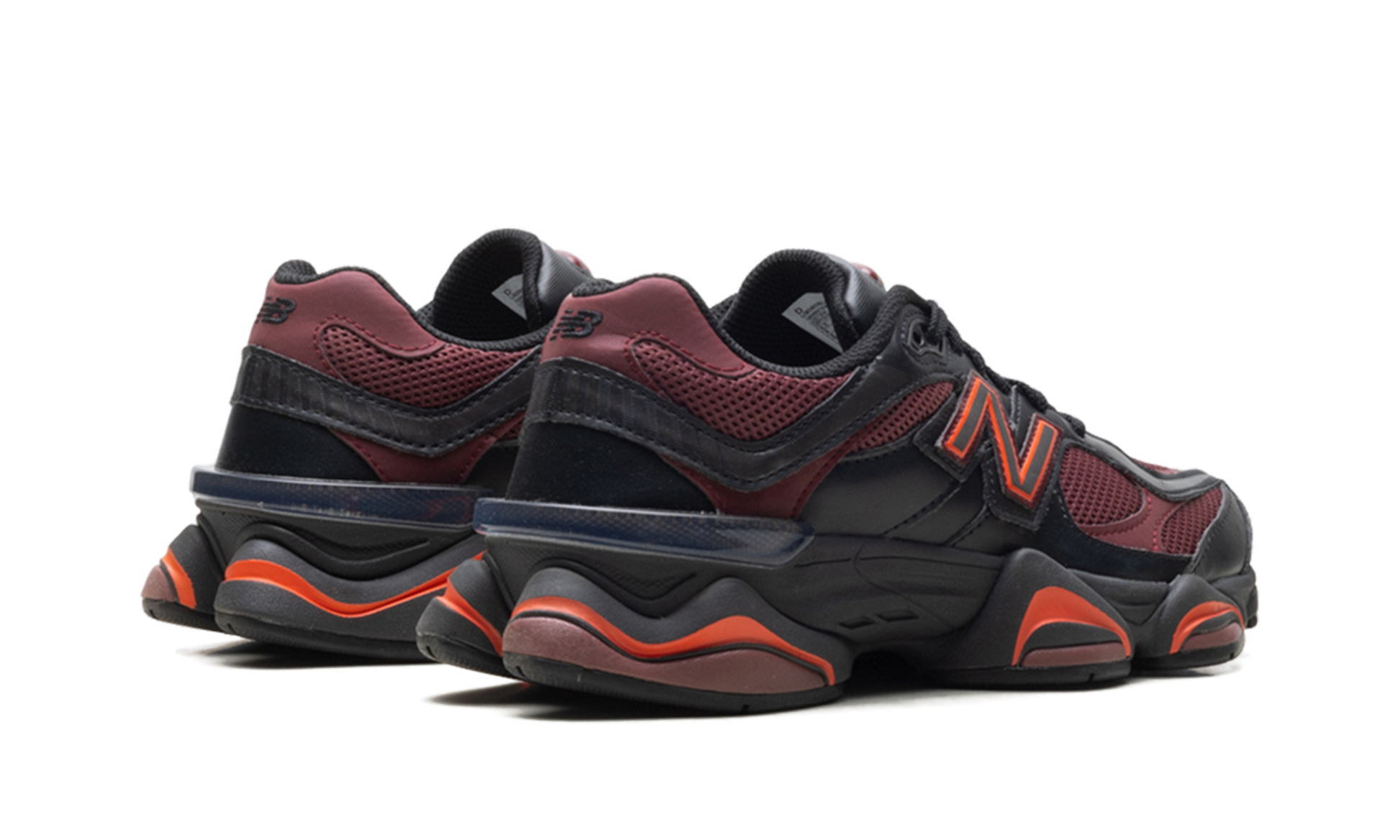 9060 "Black / washed burgundy" U9060BLA