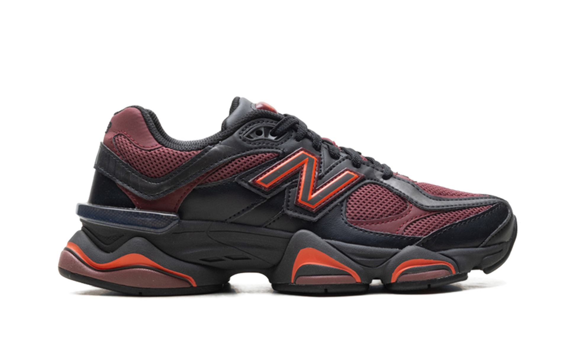 9060 "Black / washed burgundy" U9060BLA