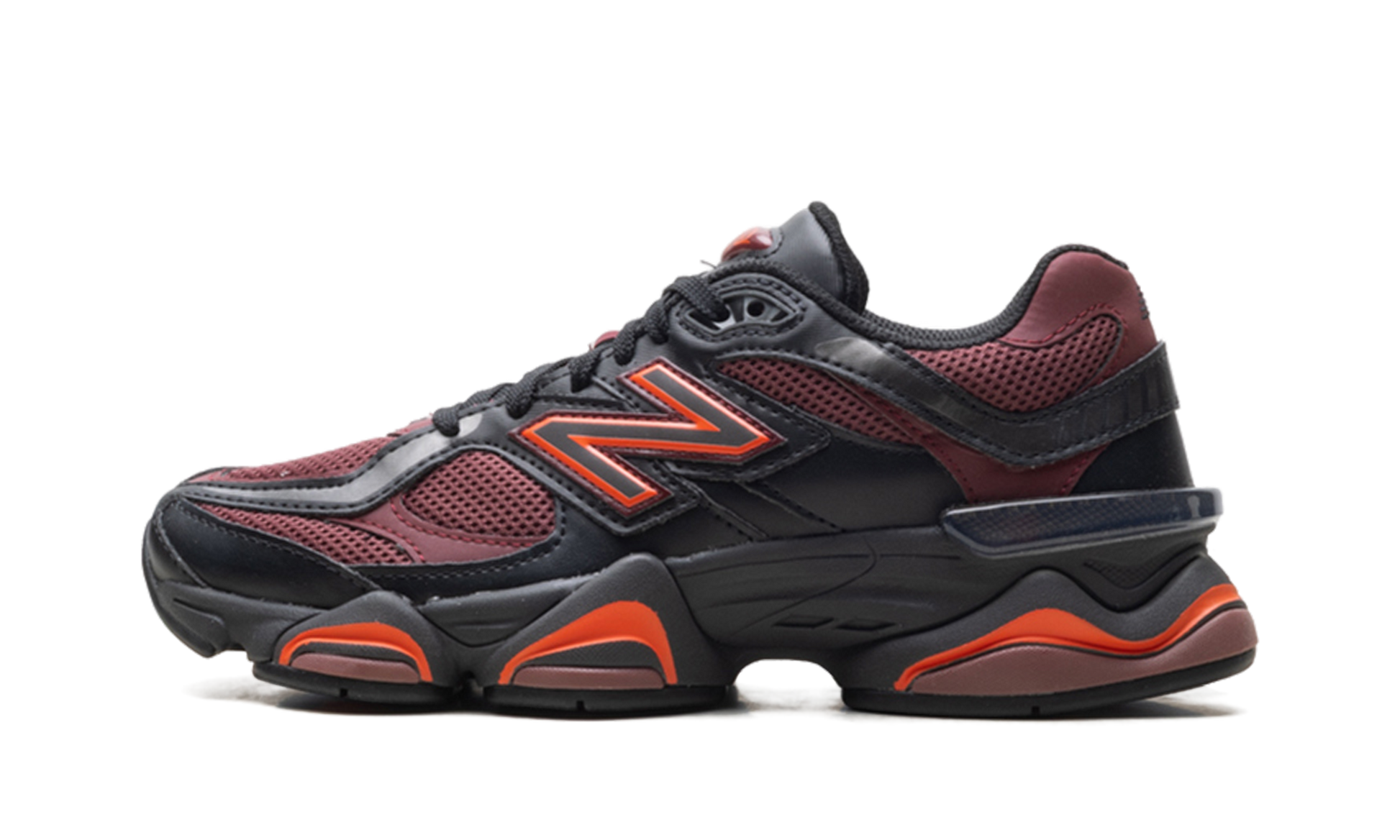 9060 "Black / washed burgundy" U9060BLA