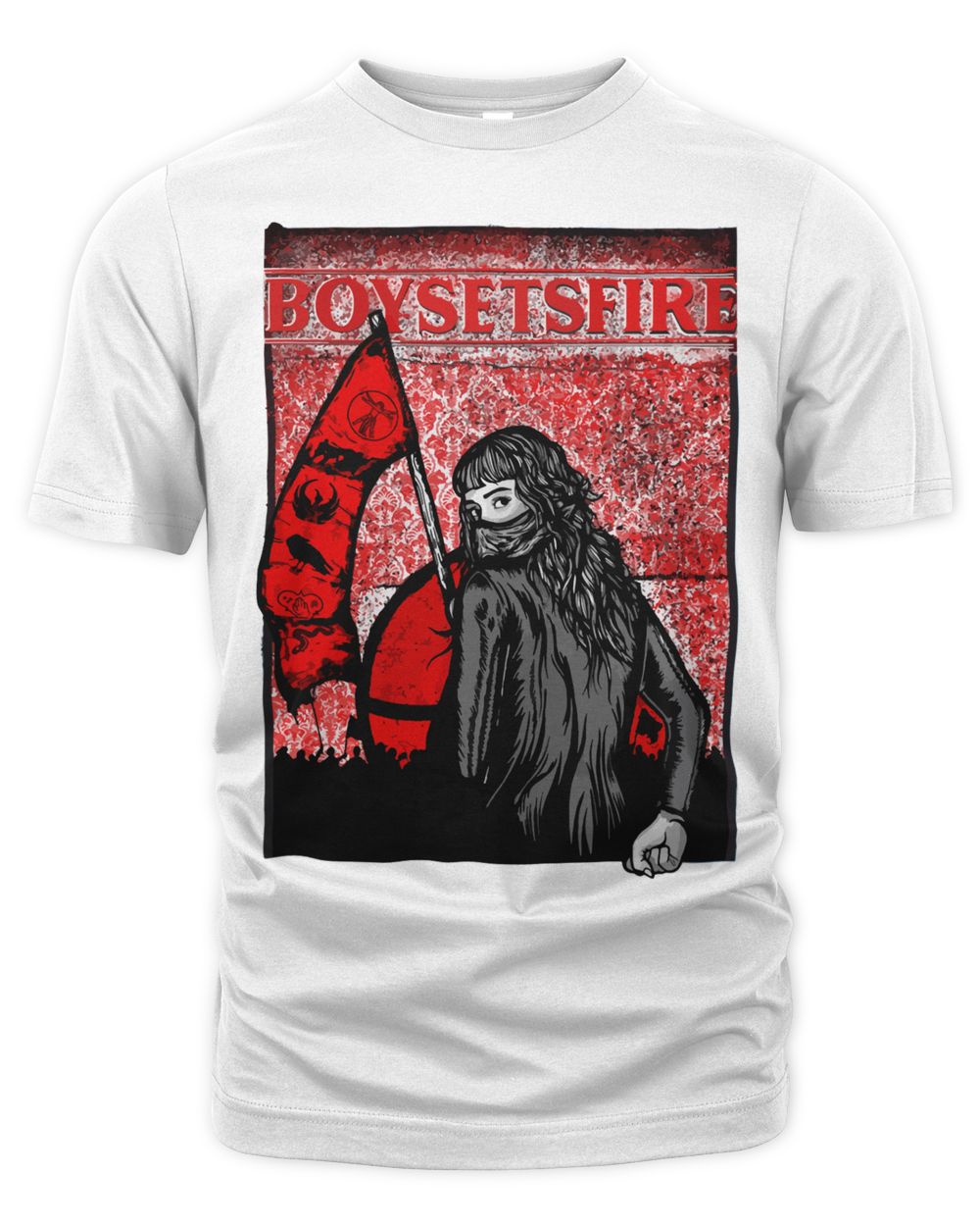 Boysetsfire Merch Flag Shirt