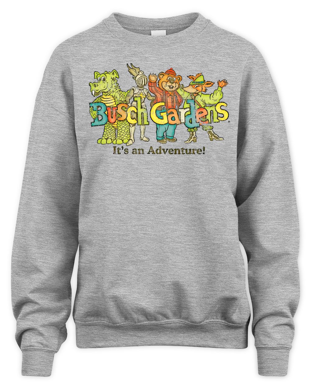 Sea World Parks Clothing Busch Gardens Retro Adventure Shirt