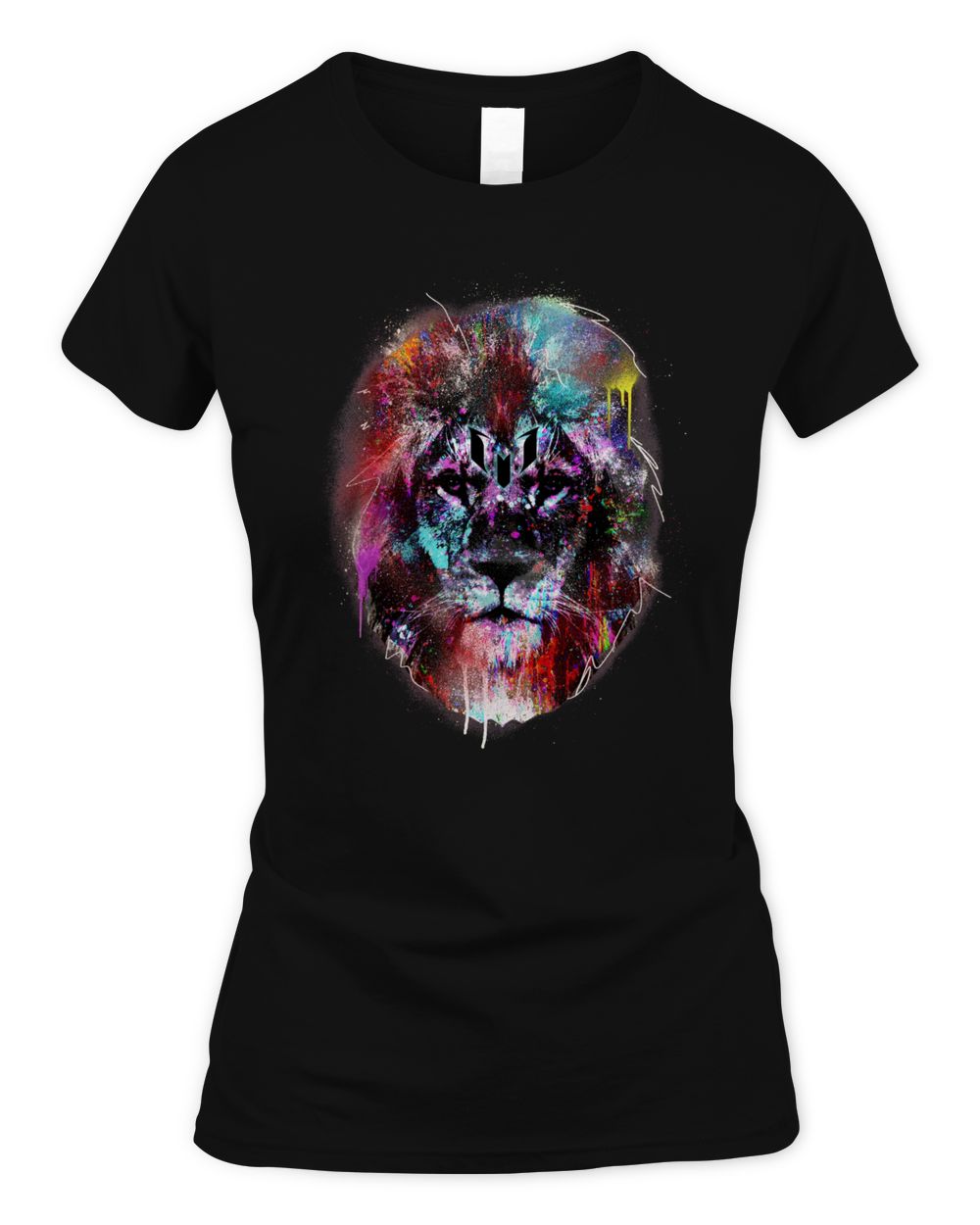 Messi Merch Colorful Lion Head Logo Shirt