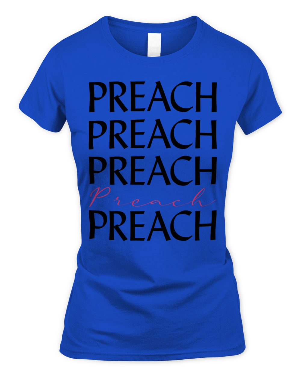Preach Clothing Logo Wording Shirt