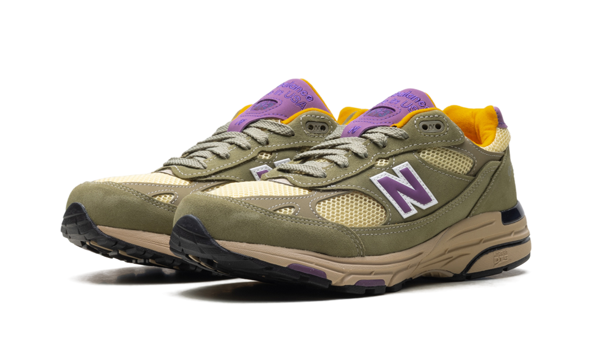 993 "Made in usa - olive leaf / maize" U993OL