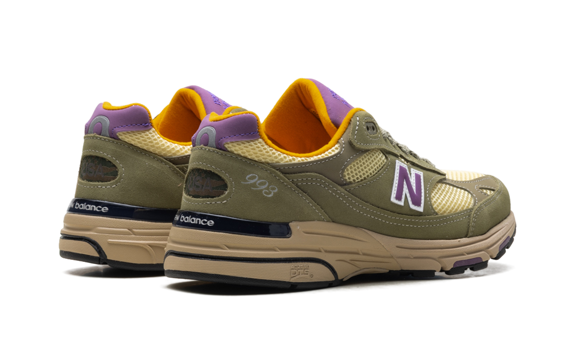 993 "Made in usa - olive leaf / maize" U993OL