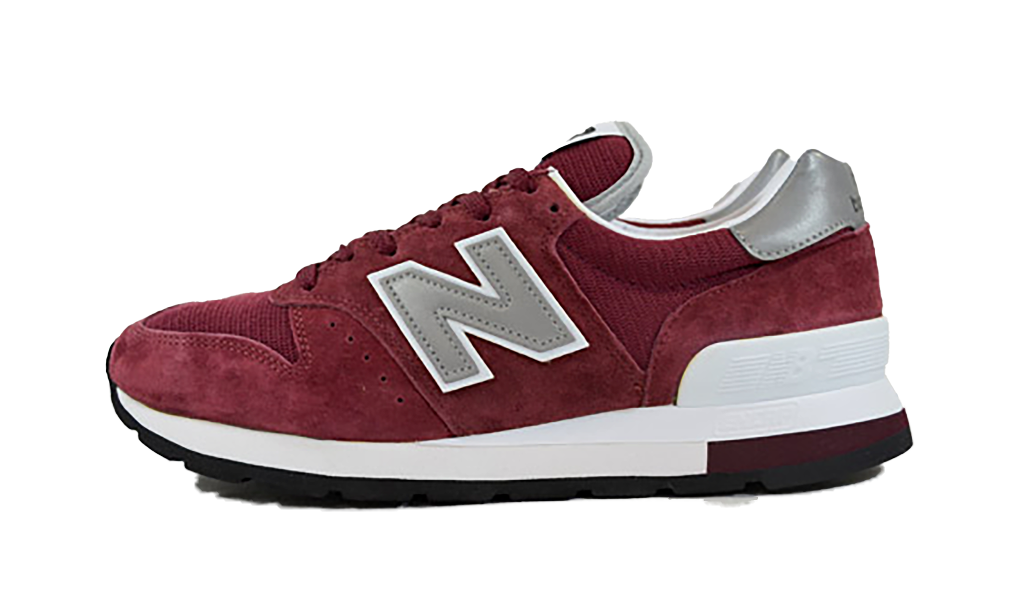 995 Made In Usa "Burgundy / Silver"