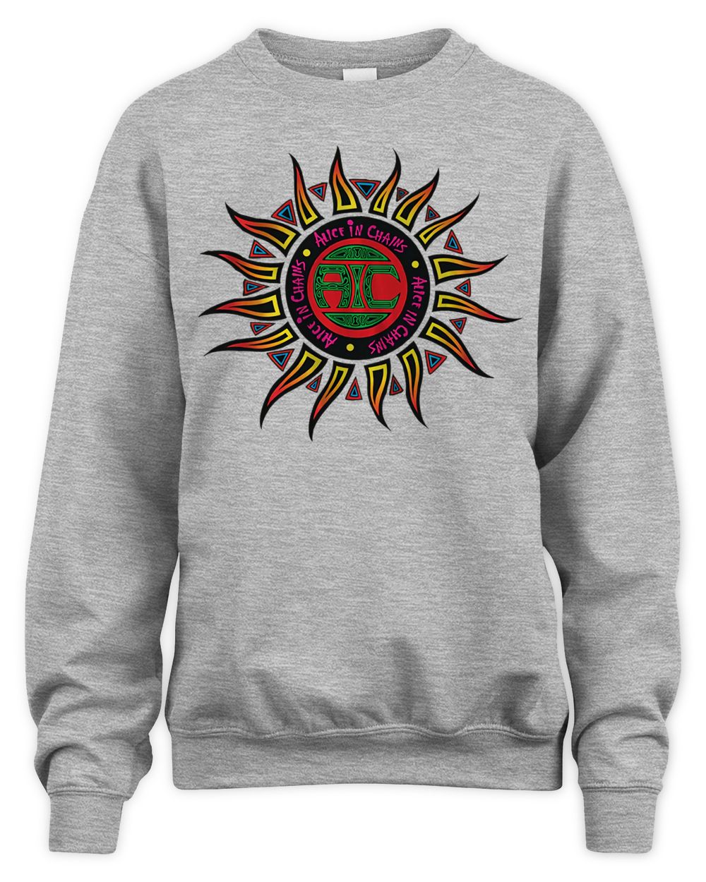 Alice in Chains Merch Sun Logo Shirt