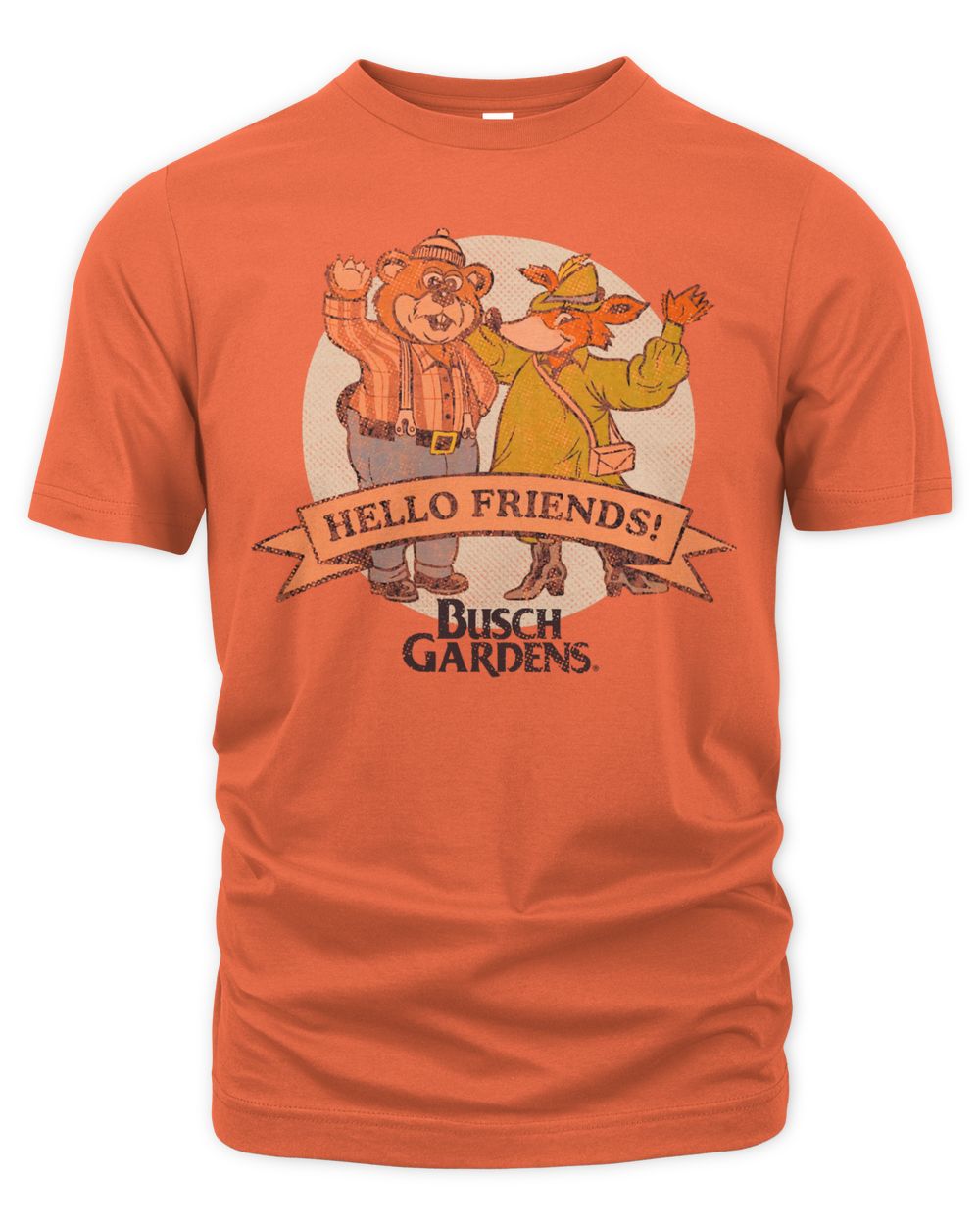 Sea World Parks Clothing Busch Gardens Retro Friends Shirt