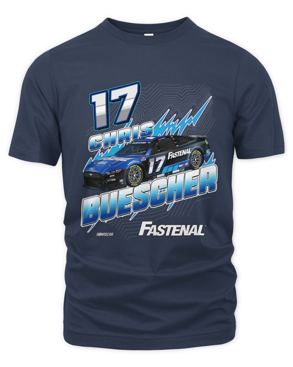 Chris Buescher Checkered Flag Fastenal Groove Shirt