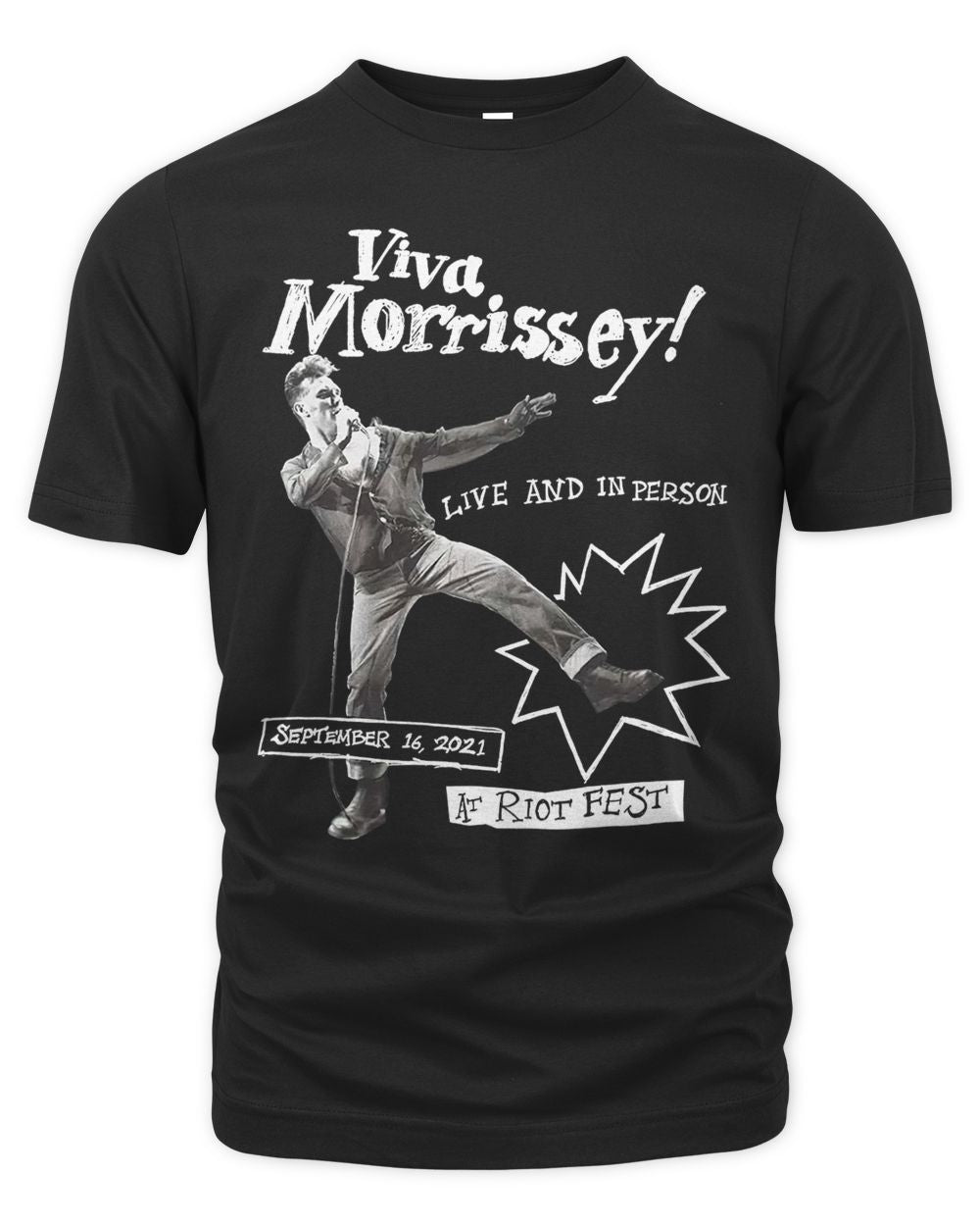 Morrissey Merch Viva Morrissey Riot Fest Shirt
