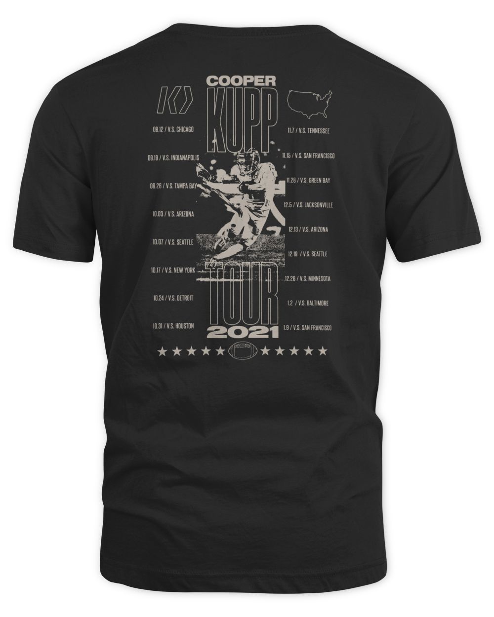 Cooper Kupp Merch World Tour Shirt